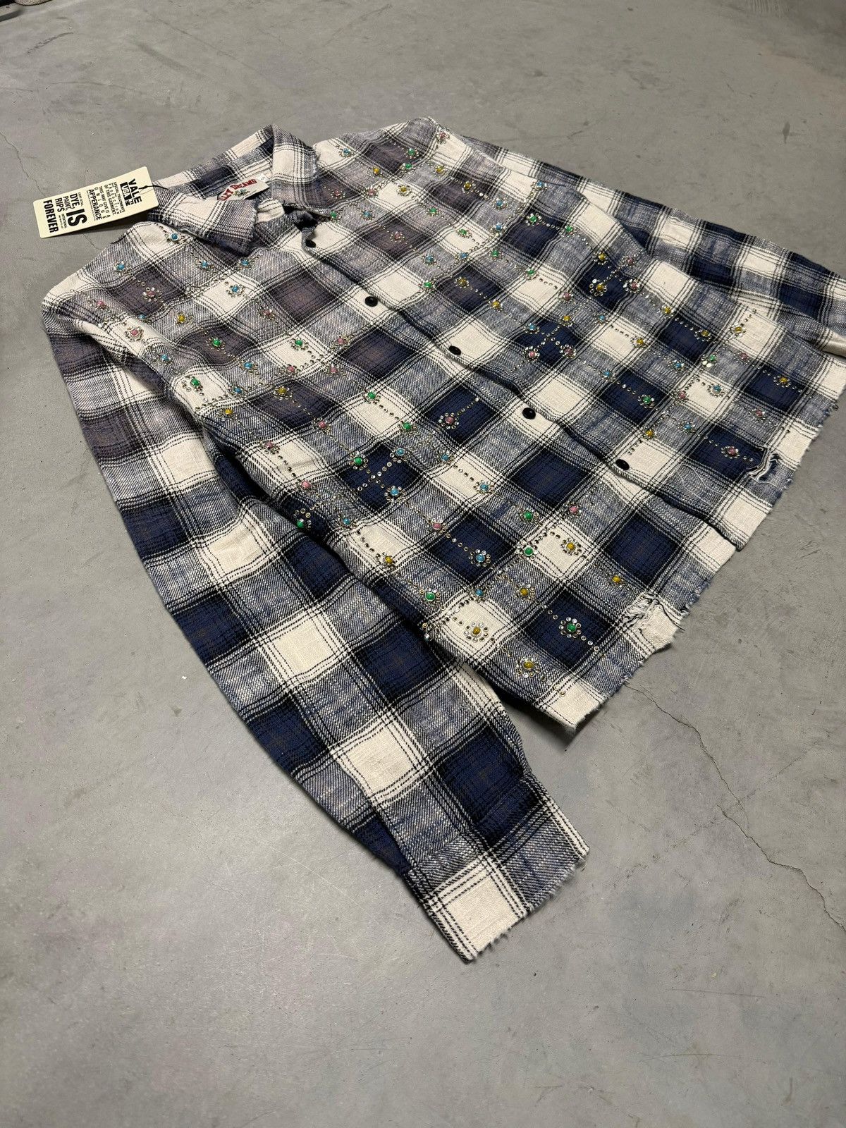 Vale Vale Forever Valley Dreams Studded Sky Gems Flannel New Size US L / EU 52-54 / 3 - 2 Thumbnail
