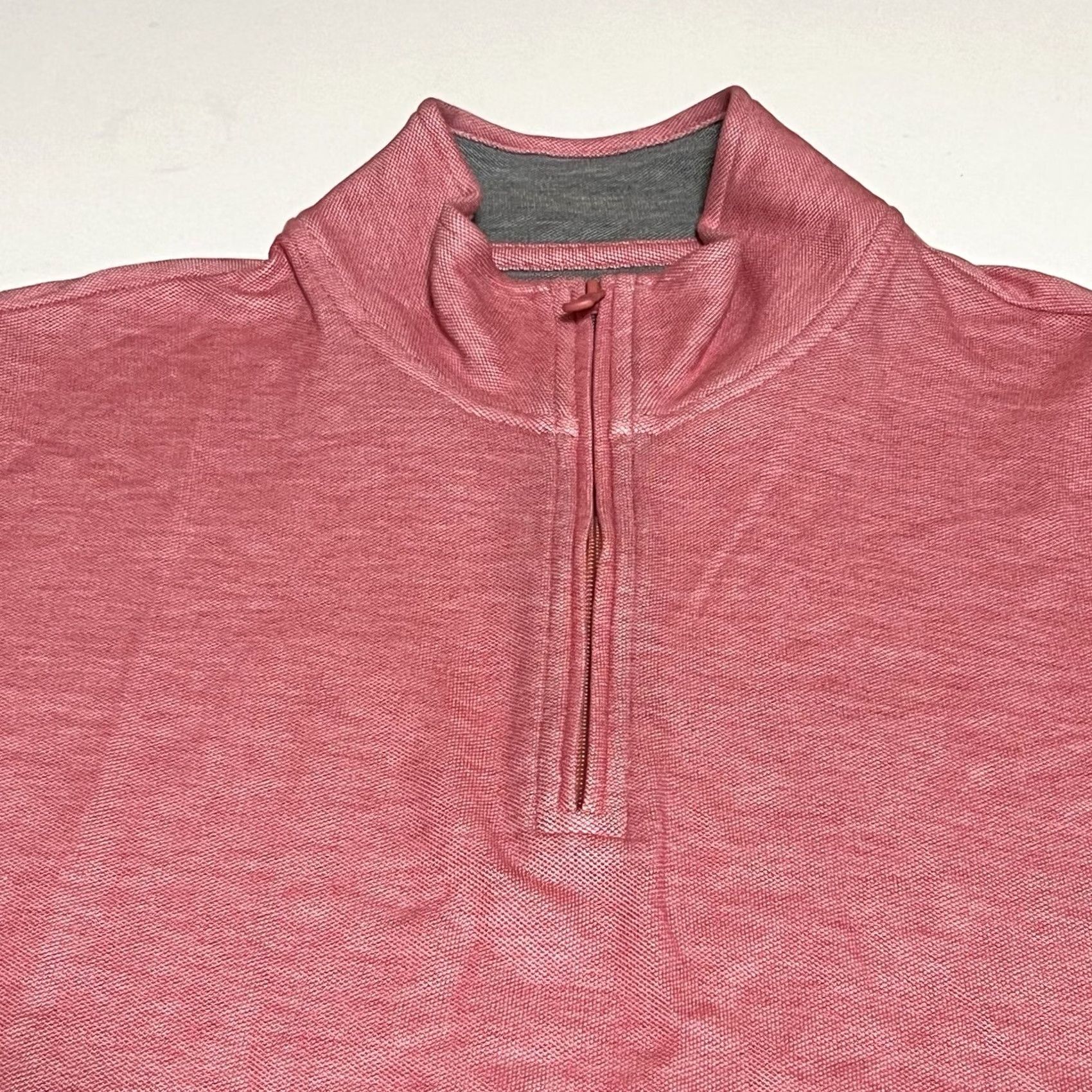 Vineyard Vines Vineyard Vines Men's Saltwater 1/4 Zip Pullover Pink Size M Size US M / EU 48-50 / 2 - 2 Thumbnail