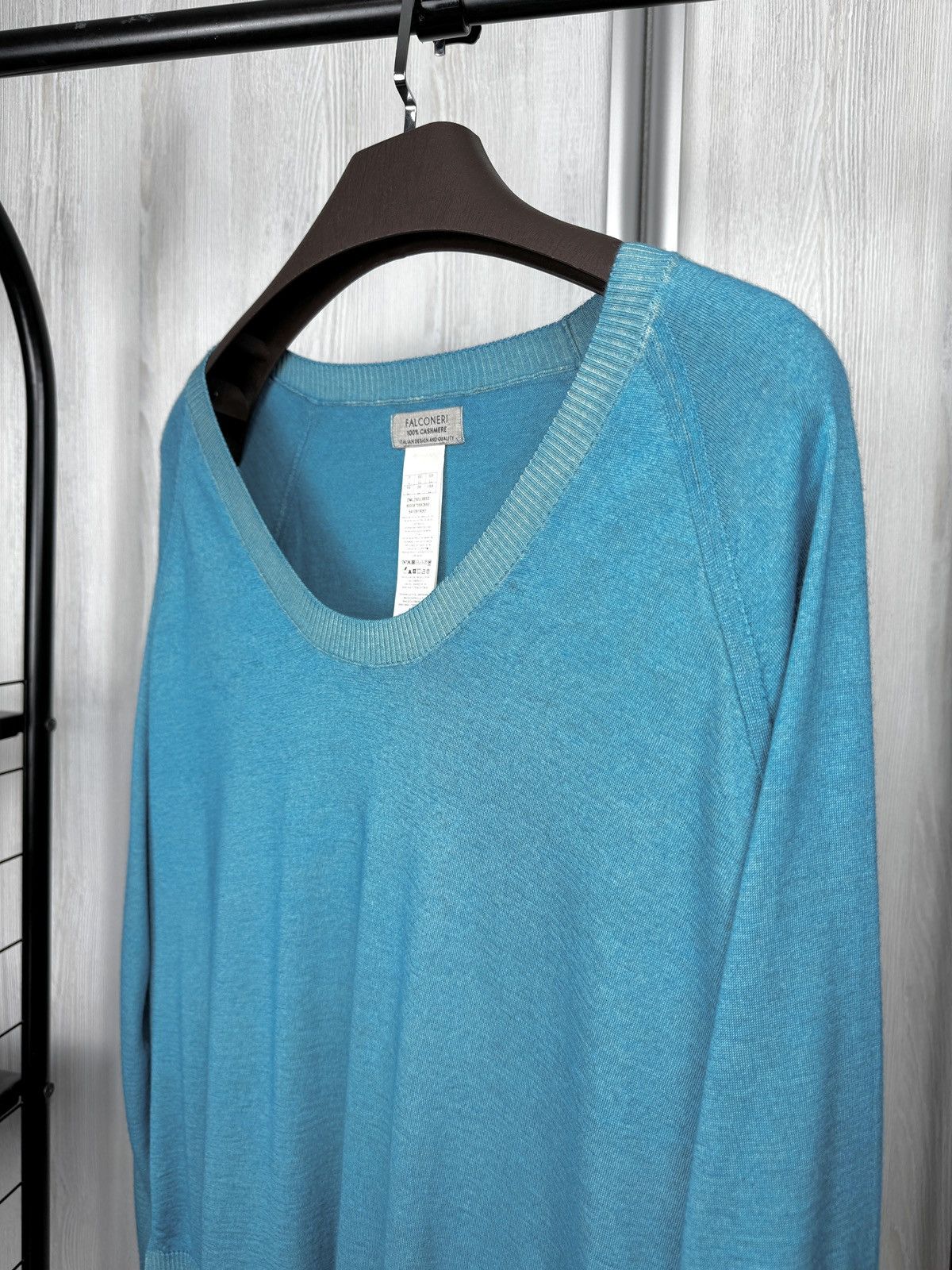 Other Falconeri Ultrafine 100% Cashmere U-Neck Sweater size L Size L / US 10 / IT 46 - 4 Thumbnail