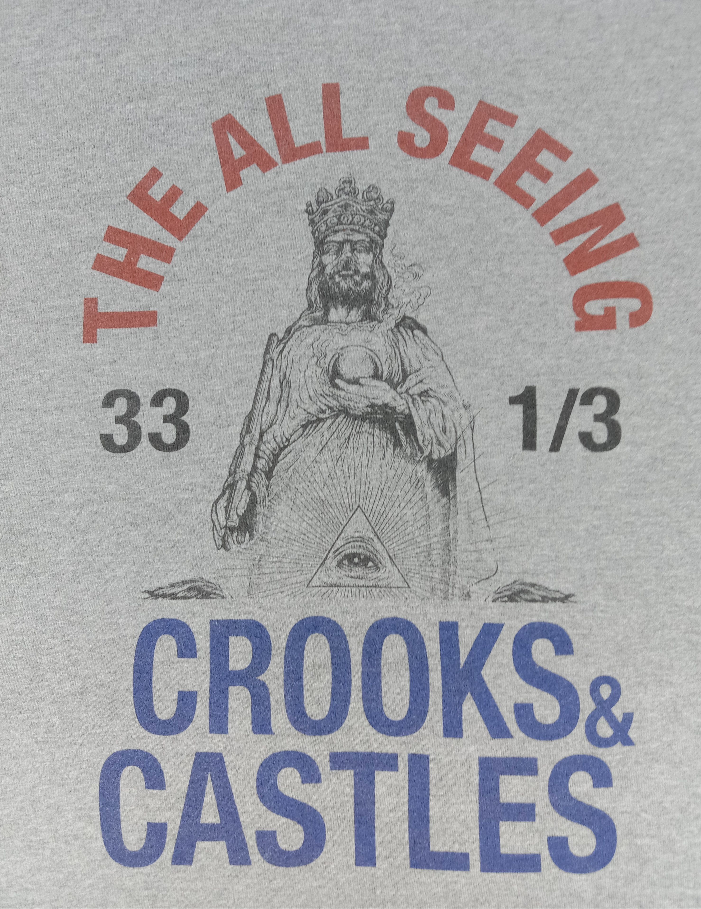 Crooks & Castles Vintage Crooks & Castles "The All Seeing" T Shirt Size US L / EU 52-54 / 3 - 2 Thumbnail