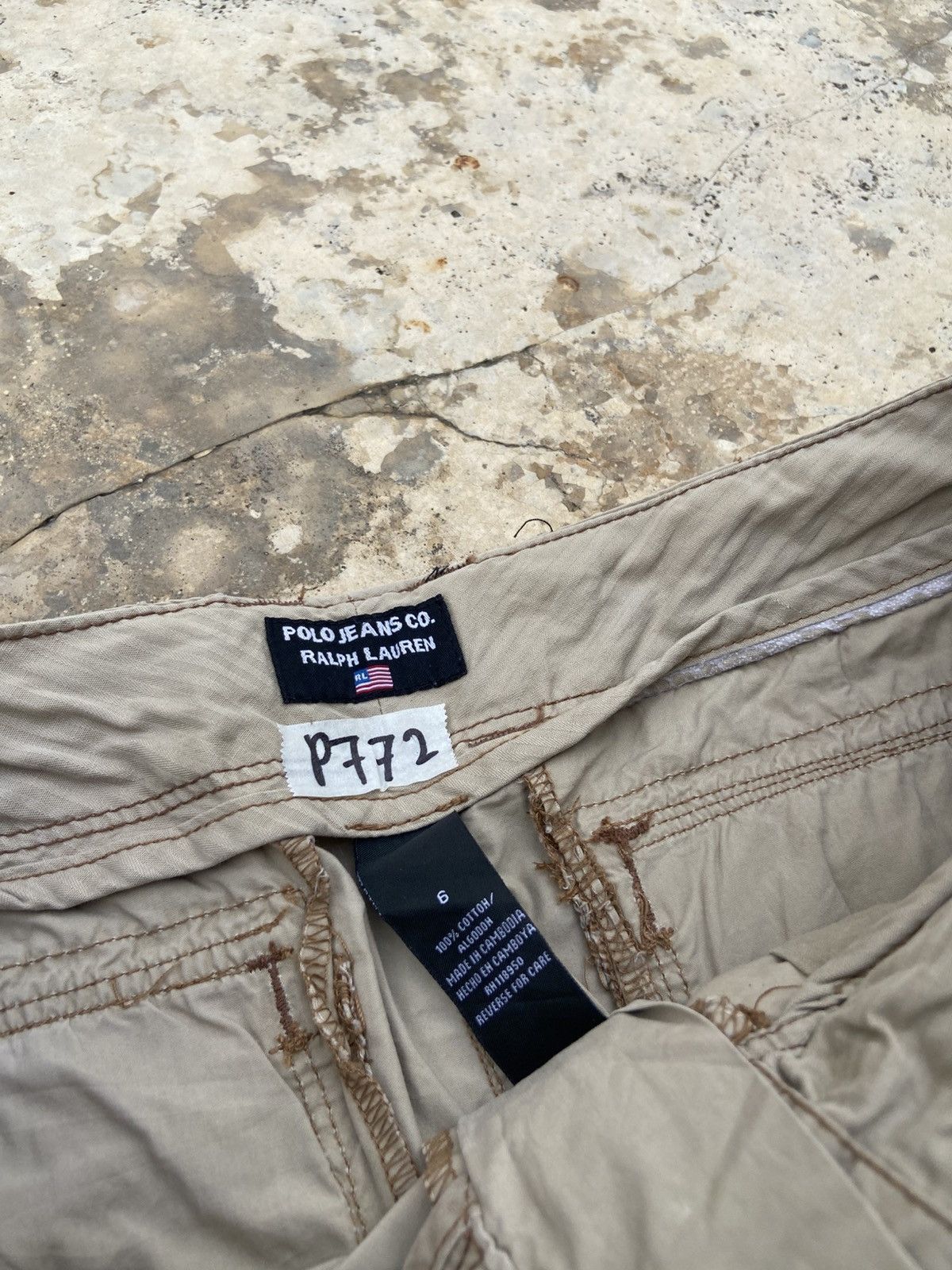 Polo Ralph Lauren Polo Jeans Ralph Lauren Bondage Style Cargo Pant Size US 33 - 7 Thumbnail
