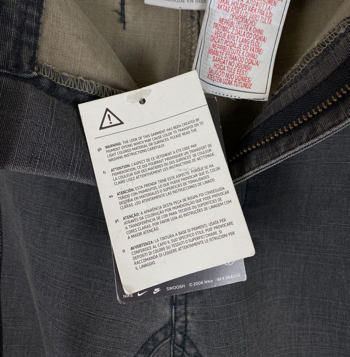Nike Vintage Y2K Nike Washed Cargo Pants Travis Schott Style Grey Size US 34 / EU 50 - 11 Thumbnail