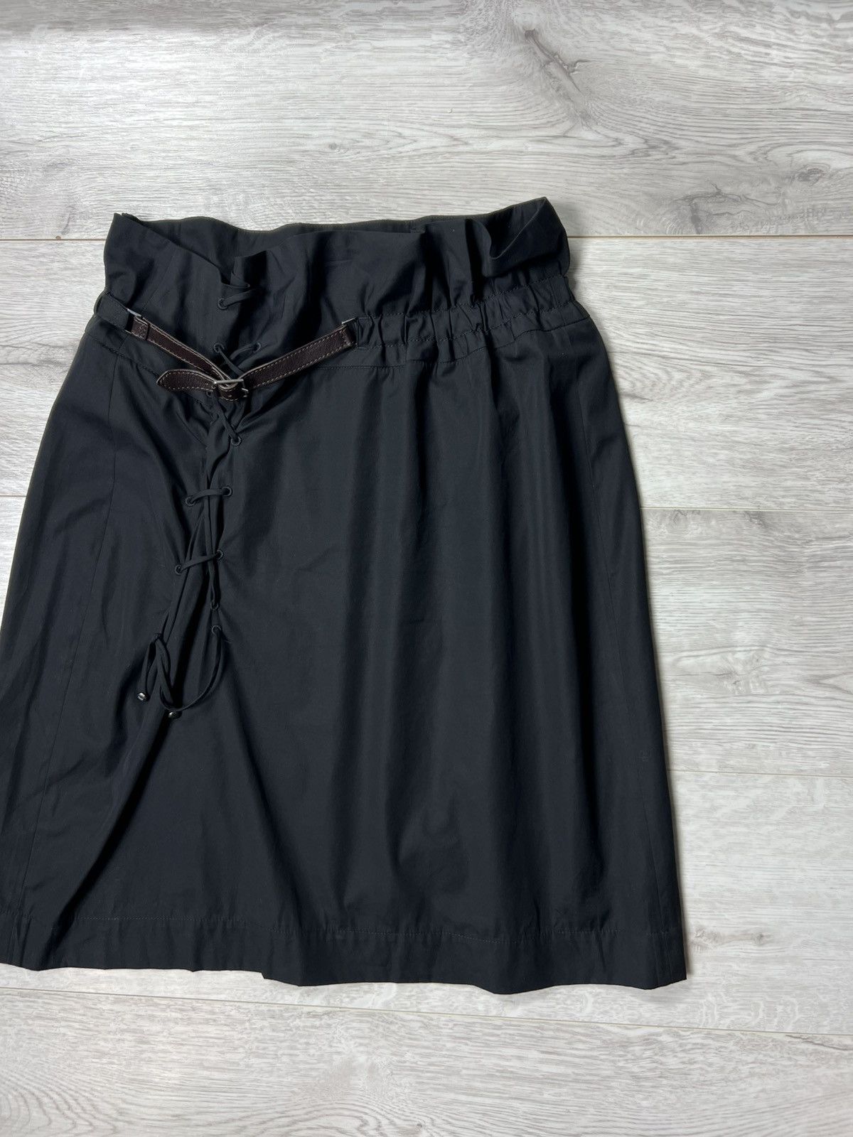 Marithe + Francois Girbaud × Rundholz Marithe + Francois Girbaud Skirt with Belt & Lace Up Detail Size 30" / US 8 / IT 44 - 2 Thumbnail