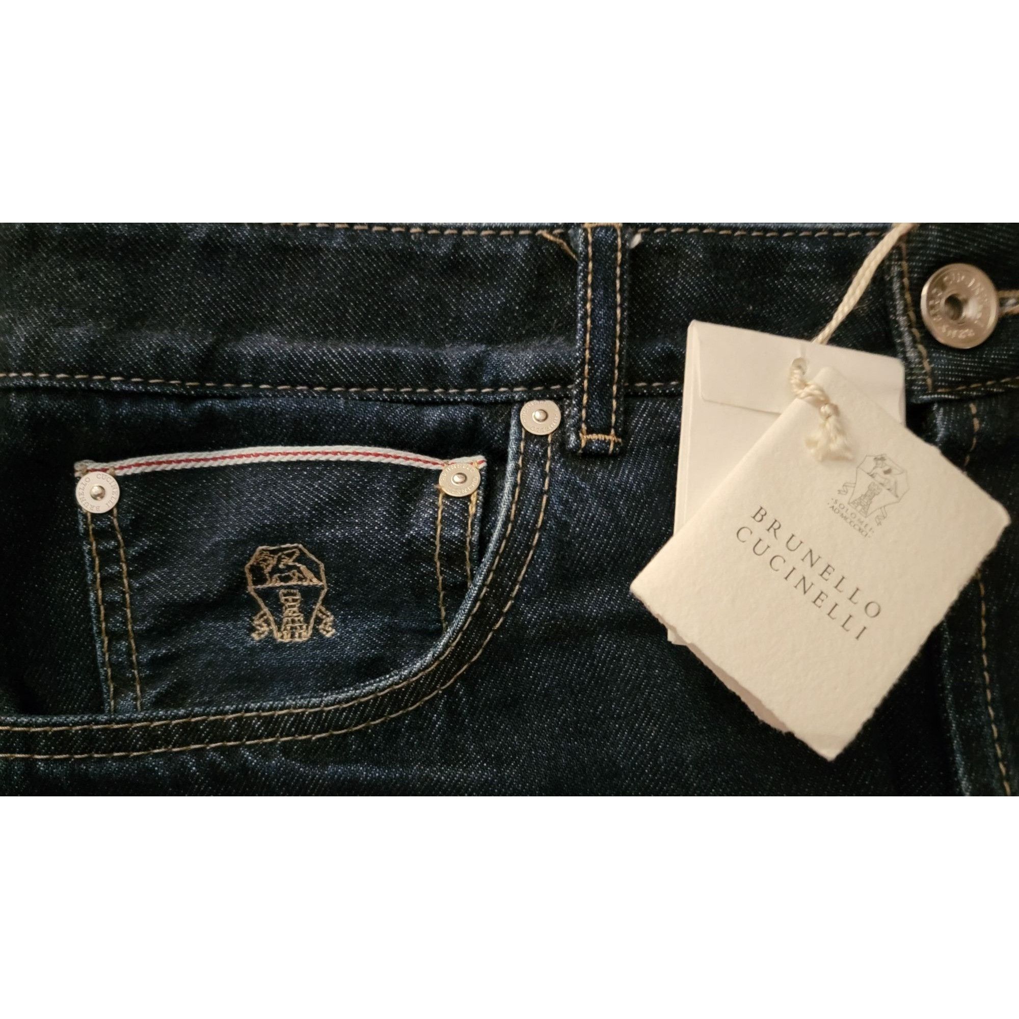 Brunello Cucinelli Brunello Cucinelli Luxury Denim Jeans Leisure Fit IT 48 (34W Size US 34 / EU 50 - 3 Thumbnail