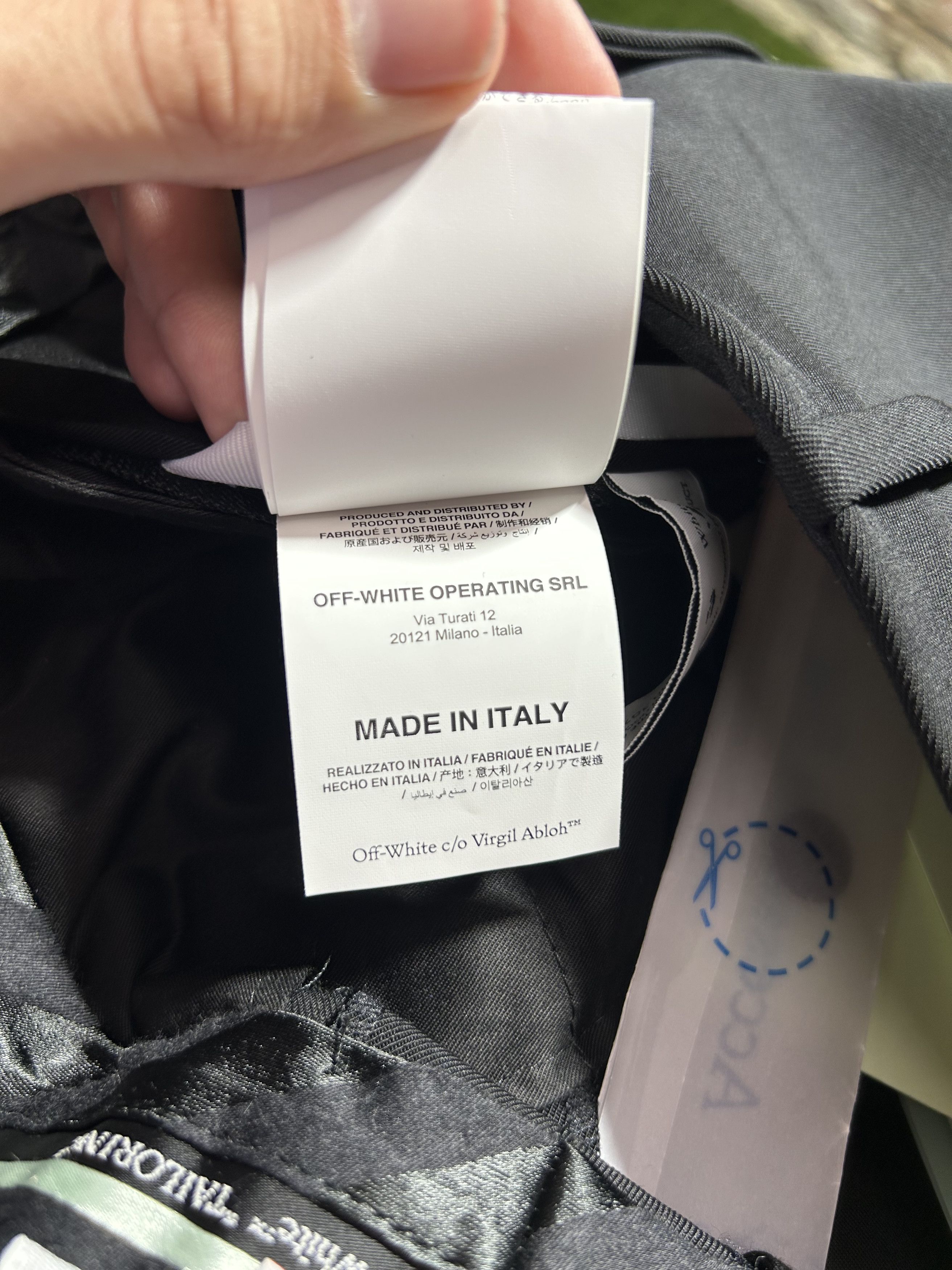 Off-White Off-White Formal Trousers Size 46R - 10 Thumbnail