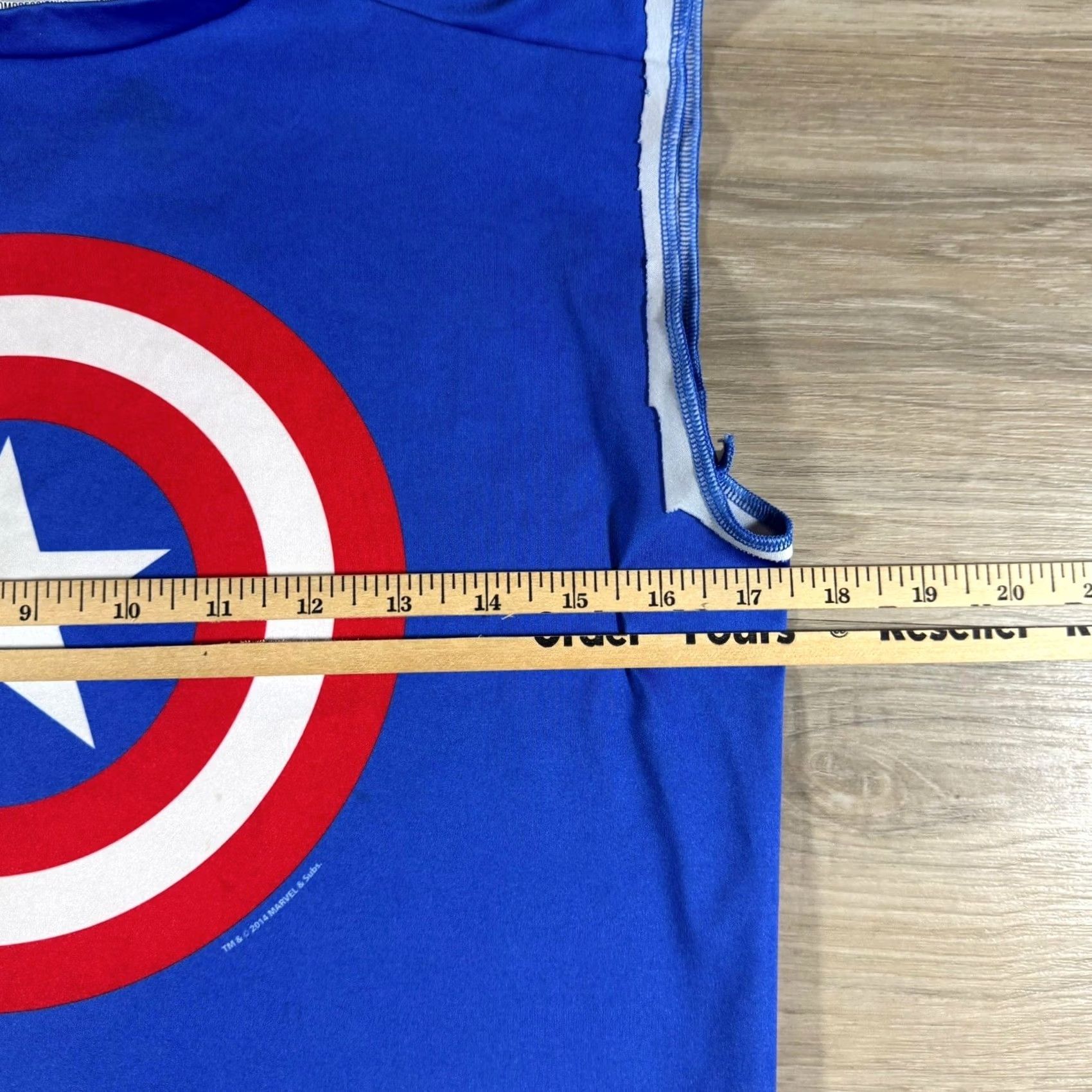 Under Armour Captain America Shirt Mens Large Under Armour Marvel Compression Marvel Modified Size US L / EU 52-54 / 3 - 5 Thumbnail