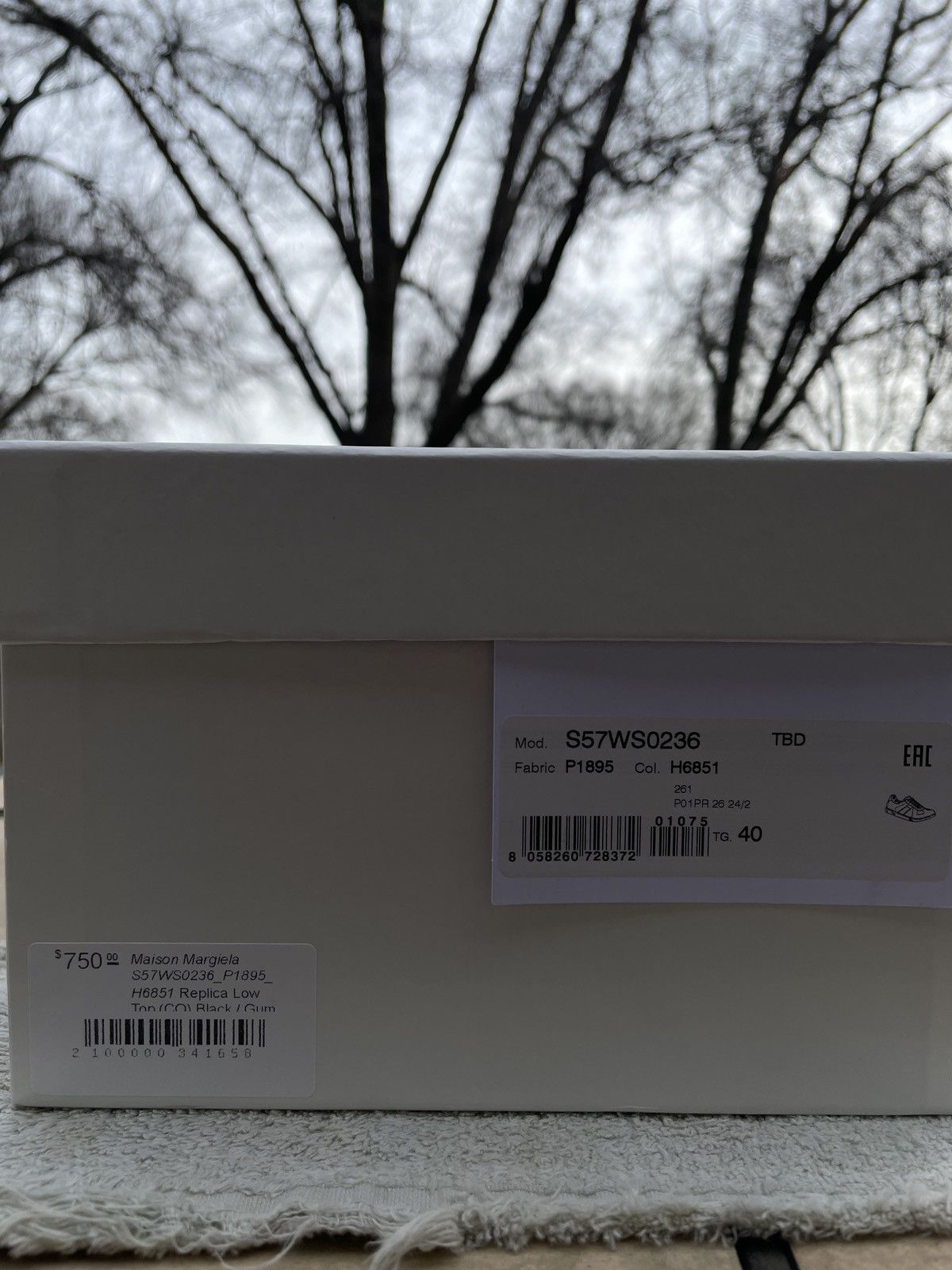 Maison Margiela Maison Margiela GAT Black Gum Size 40/7 US BRAND NEW Size US 7 / EU 40 - 8 Thumbnail