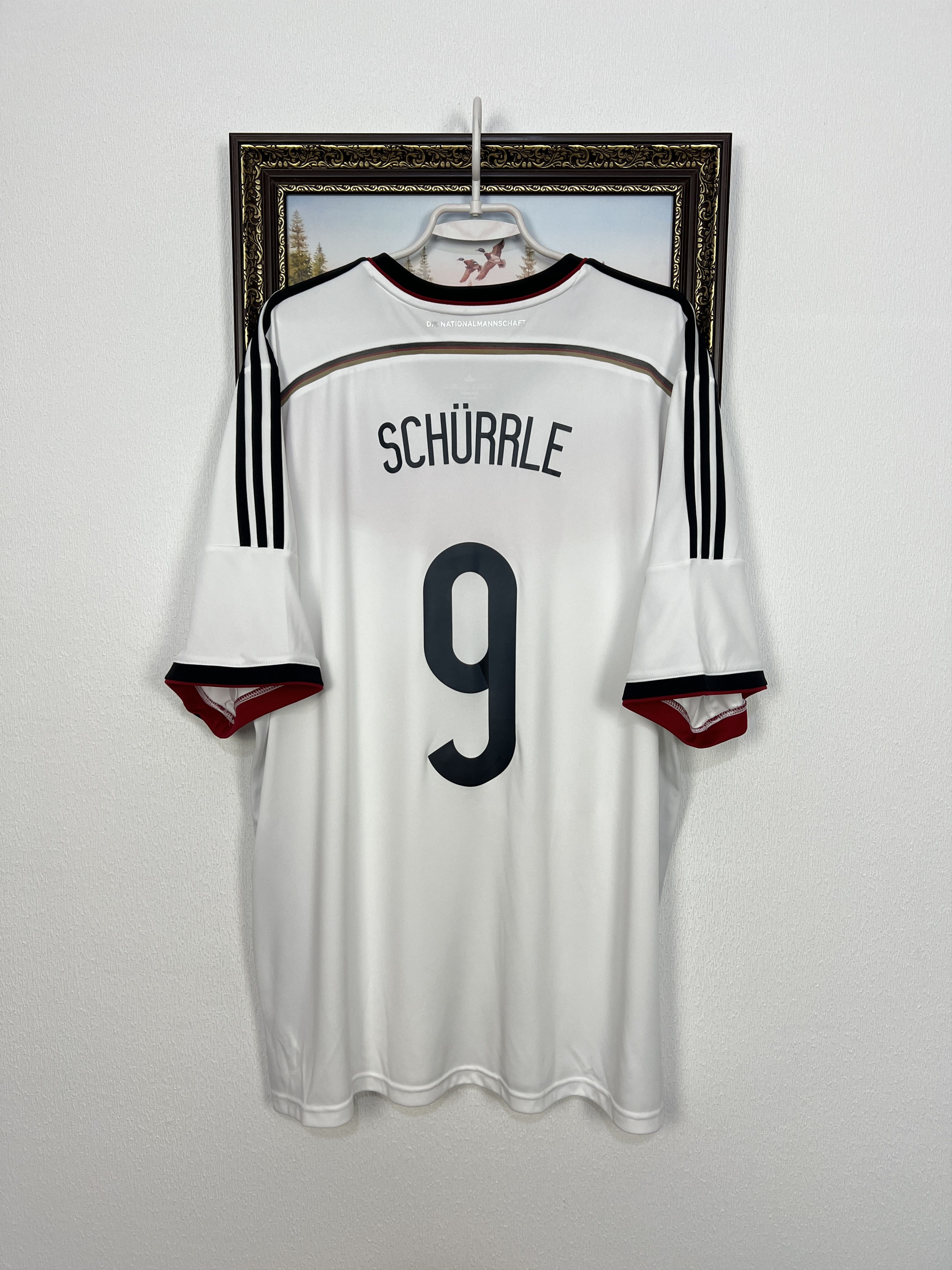 Adidas Germany Home football shirt 2014 #9 Schurrle Adidas 3XL Size US XXL / EU 58 / 5 - 1 Thumbnail