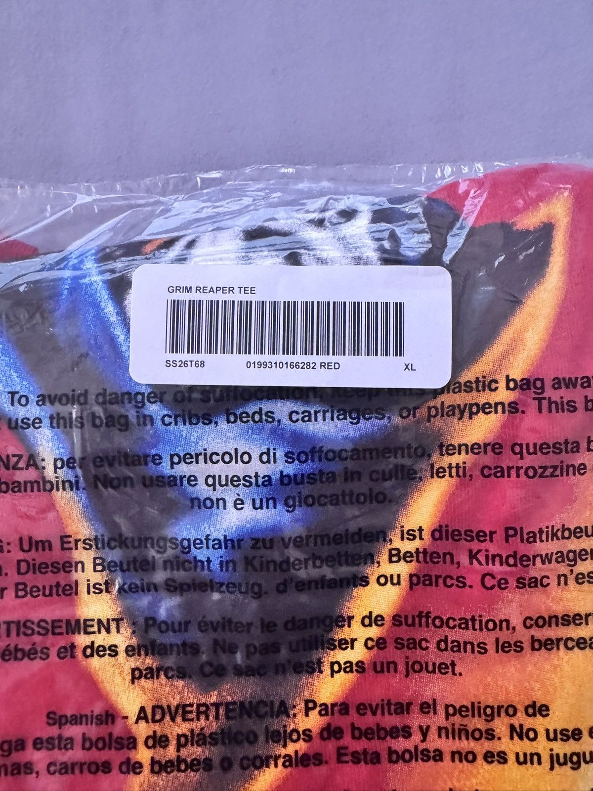 Supreme Supreme Grim Reaper Tee Size US XL / EU 56 / 4 - 4 Thumbnail