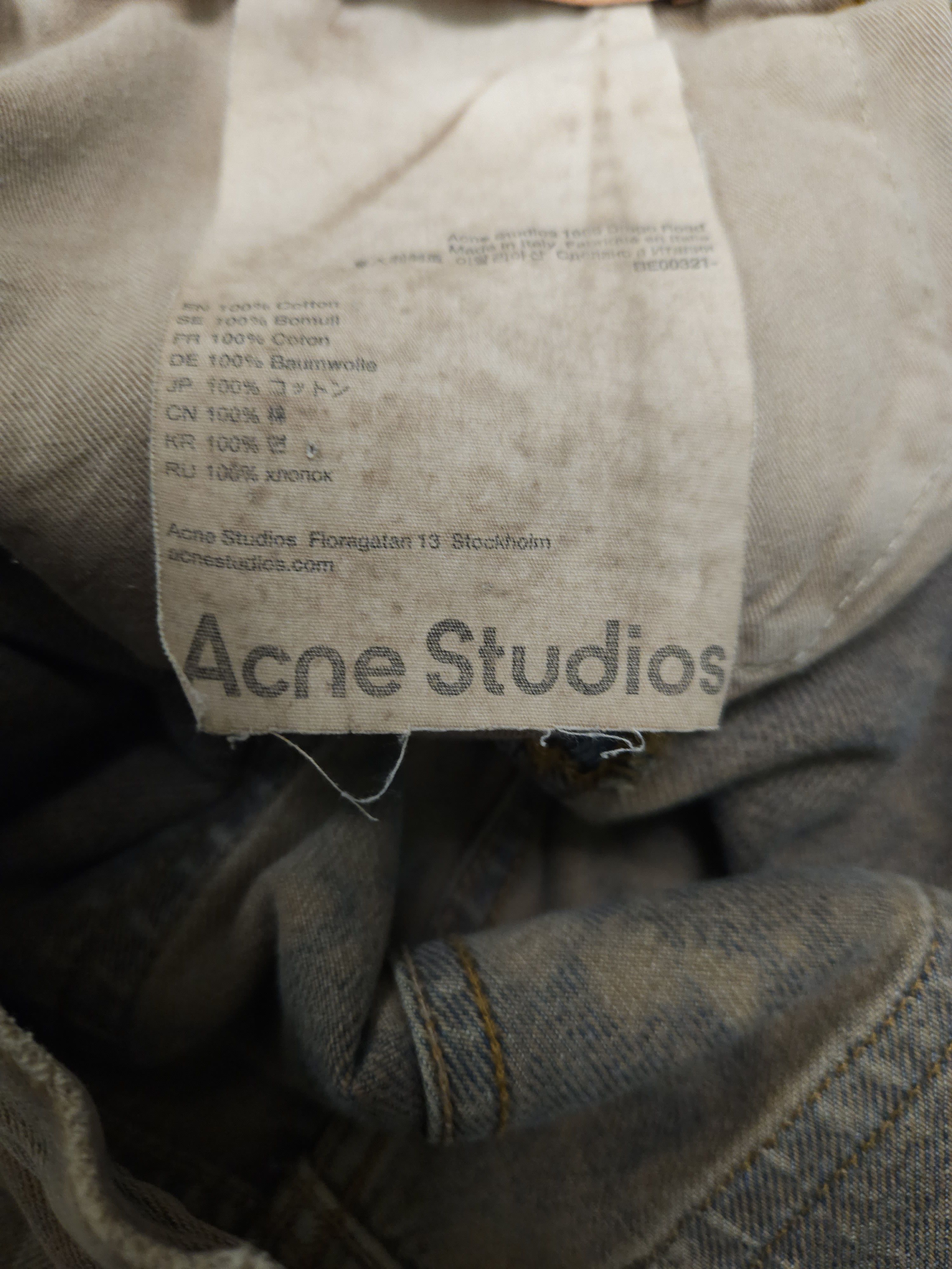 Acne Studios Acne studios 1989 drago road overdyed distressed baggy denim Size US 32 / EU 48 - 19 Thumbnail