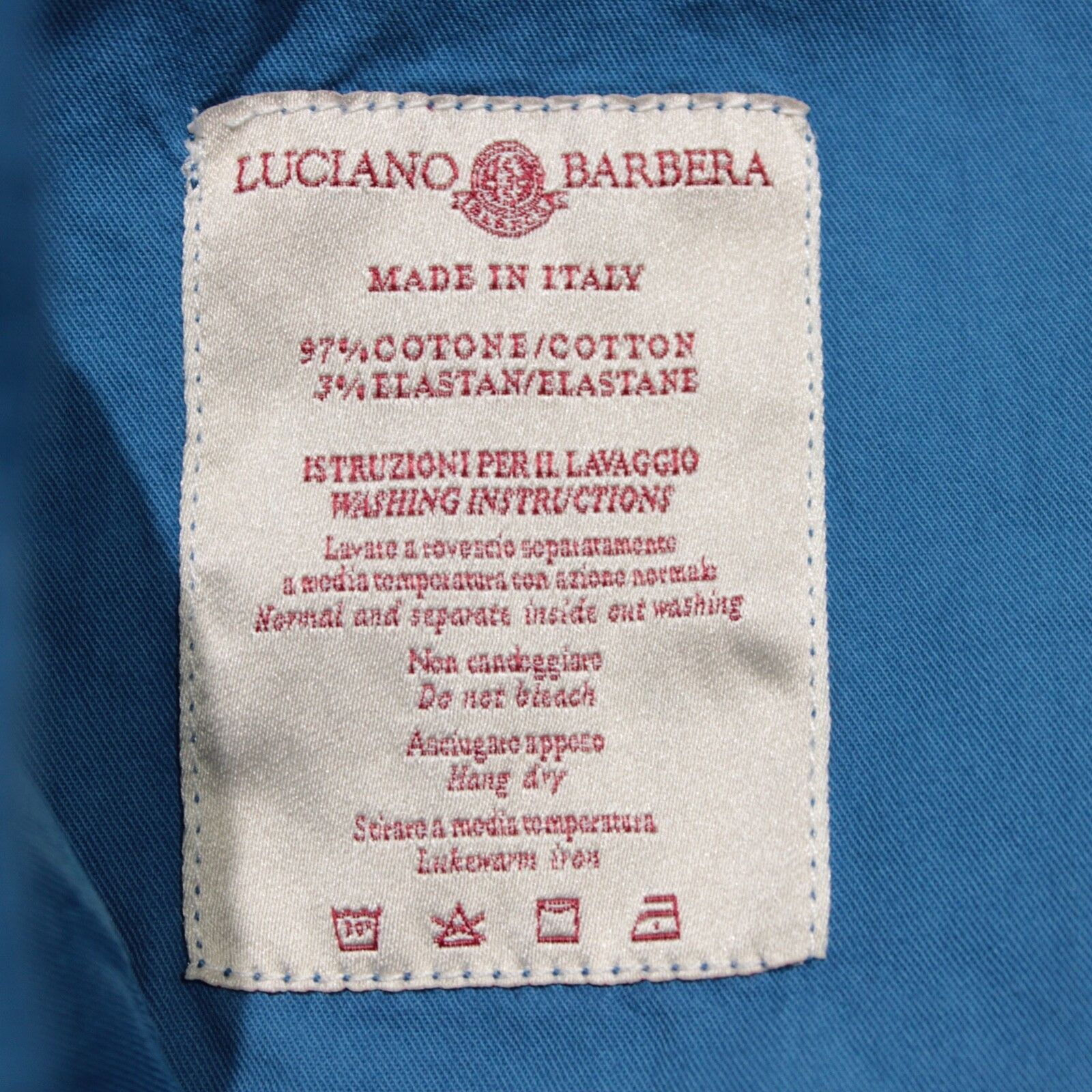 Luciano Barbera Luciano Barbera New with tags Chino Size 32 US In Blue Size US 32 / EU 48 - 4 Thumbnail
