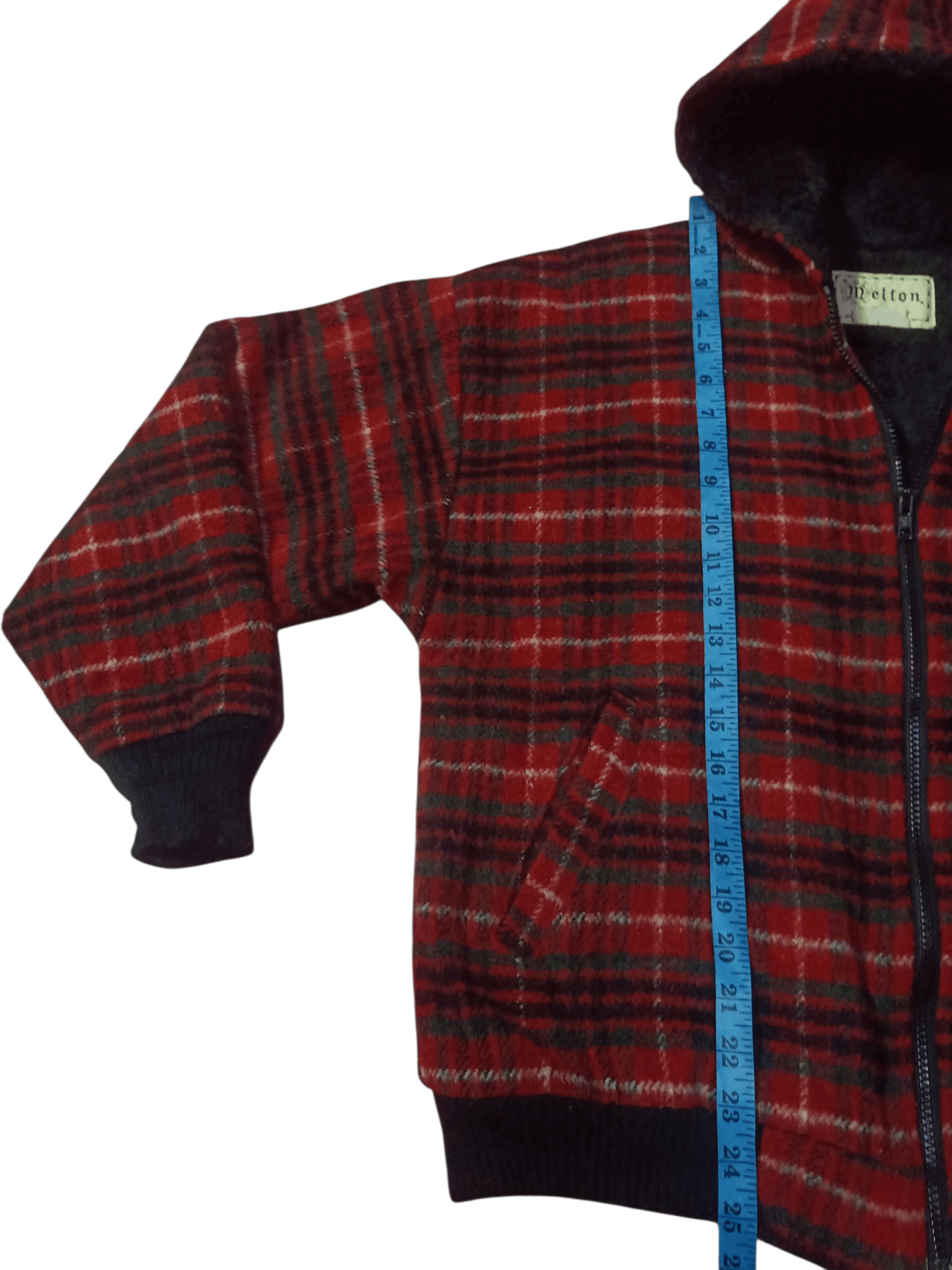 Other 💥Vintage MELTON 50S Wool Bufallo HOODIES ZIPPER MEN 💥 Size US L / EU 52-54 / 3 - 6 Thumbnail