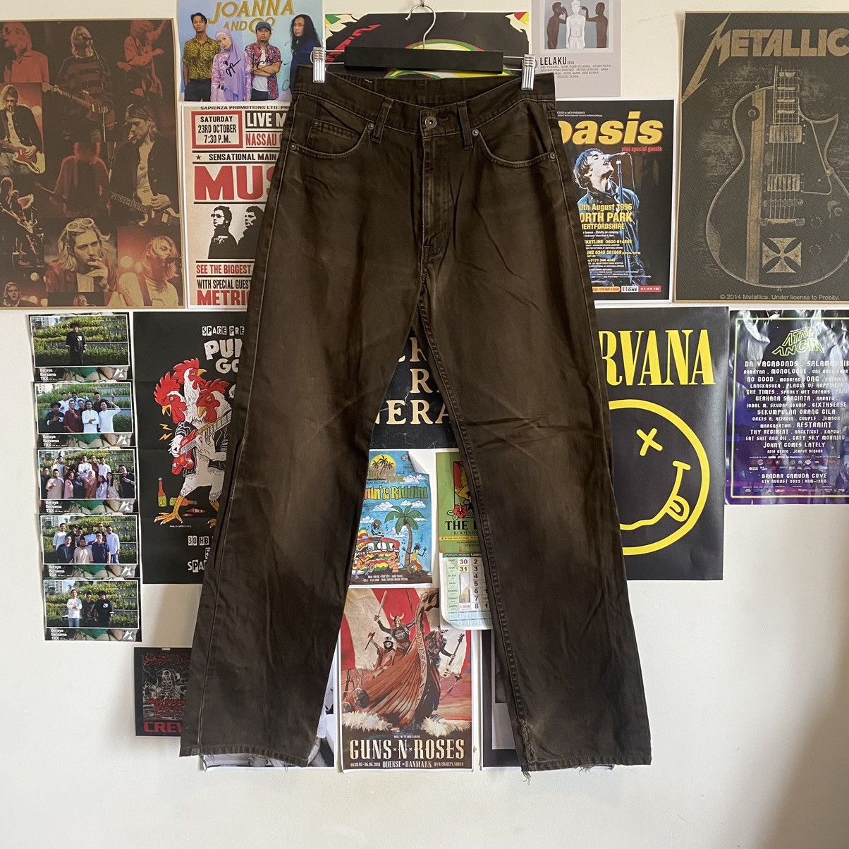 Levi's Vintage Levi’s 502 Japanese Faded Brown Chino Pants Size US 31 - 1 Thumbnail