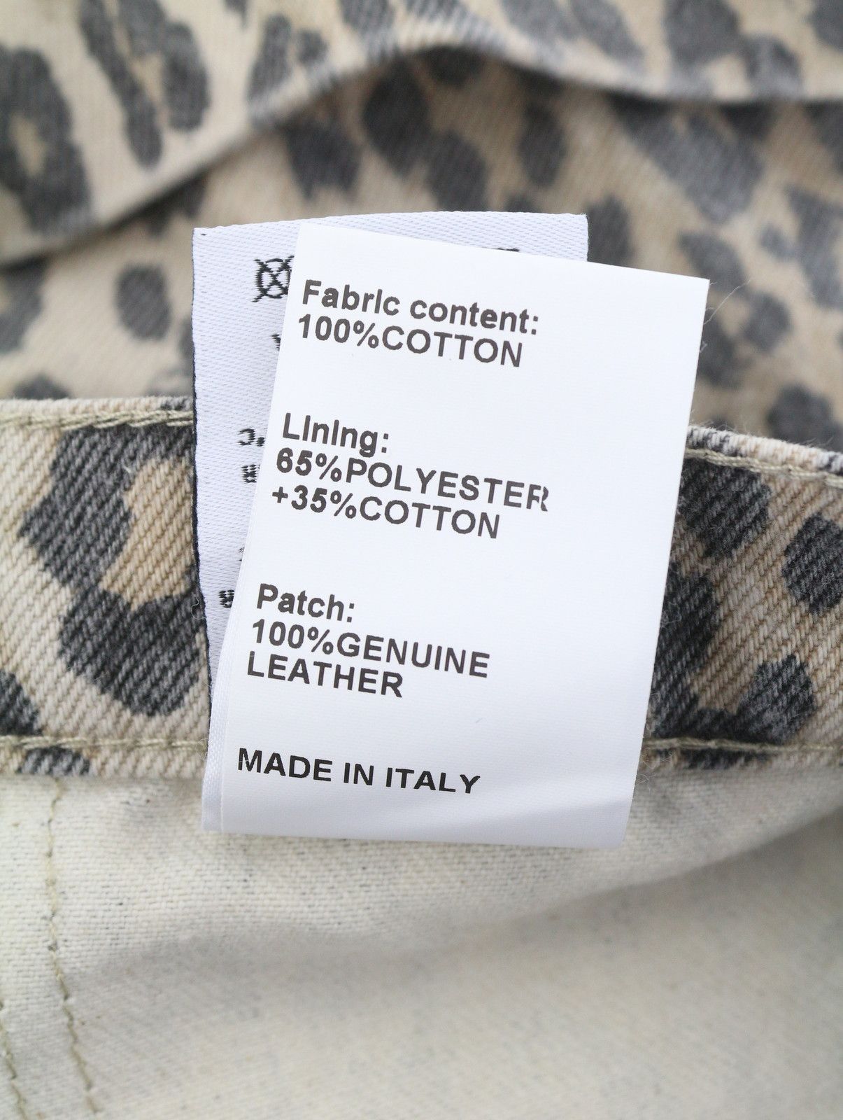 R13 POUCH POCKET 26 Ecru Leopard Button Shorts 89423 Size 26" / US 2 / IT 38 - 12 Thumbnail