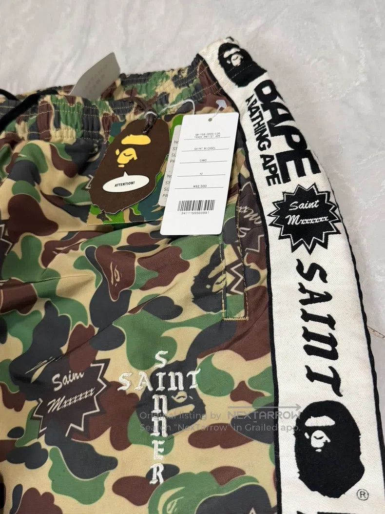 Saint Michael Saint Michael size m Camo print joint design pants Size US 30 / EU 46 - 5 Thumbnail