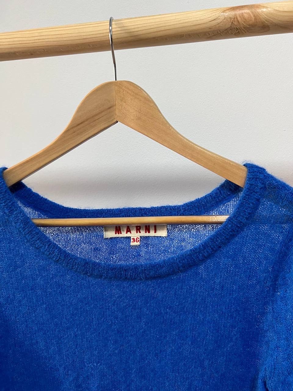 Marni Marni Fuzzy Wuzzy Blue sweater Size XS / US 0-2 / IT 36-38 - 5 Thumbnail