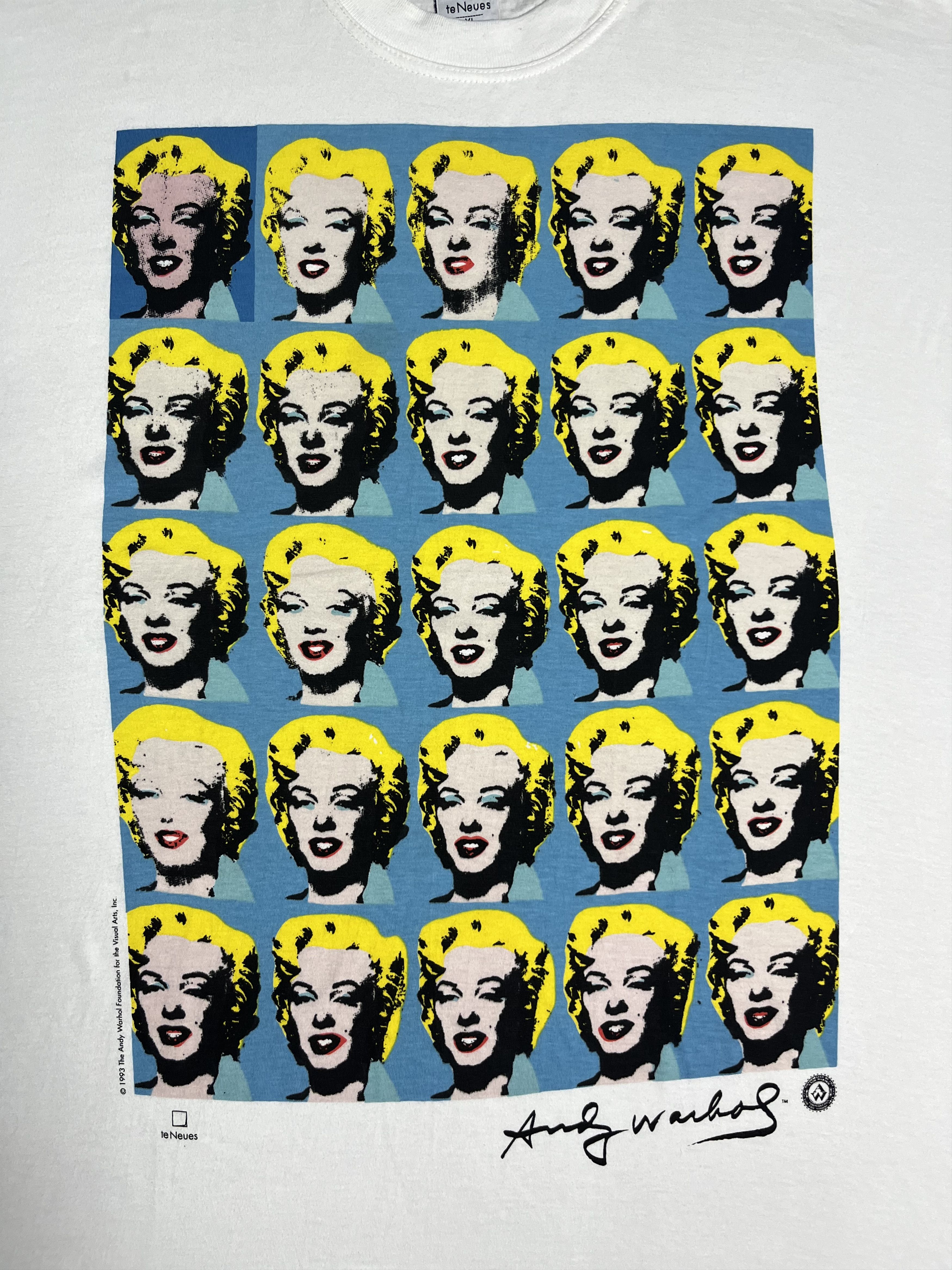 Vintage Vintage 1993 Andy Warhol Marilyn Monroe Size US XL / EU 56 / 4 - 2 Thumbnail
