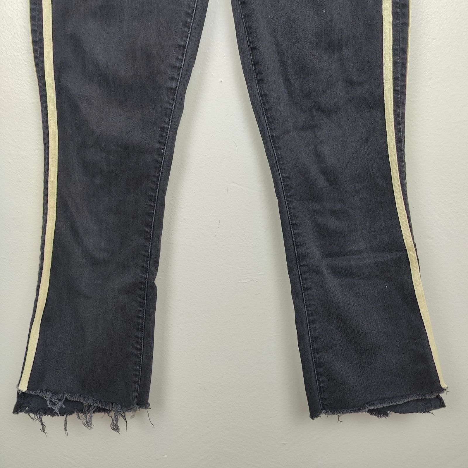 MOTHER Mother Denim The Insider Crop Step Fray Jeans Womens 26 Size 26" / US 2 / IT 38 - 3 Thumbnail