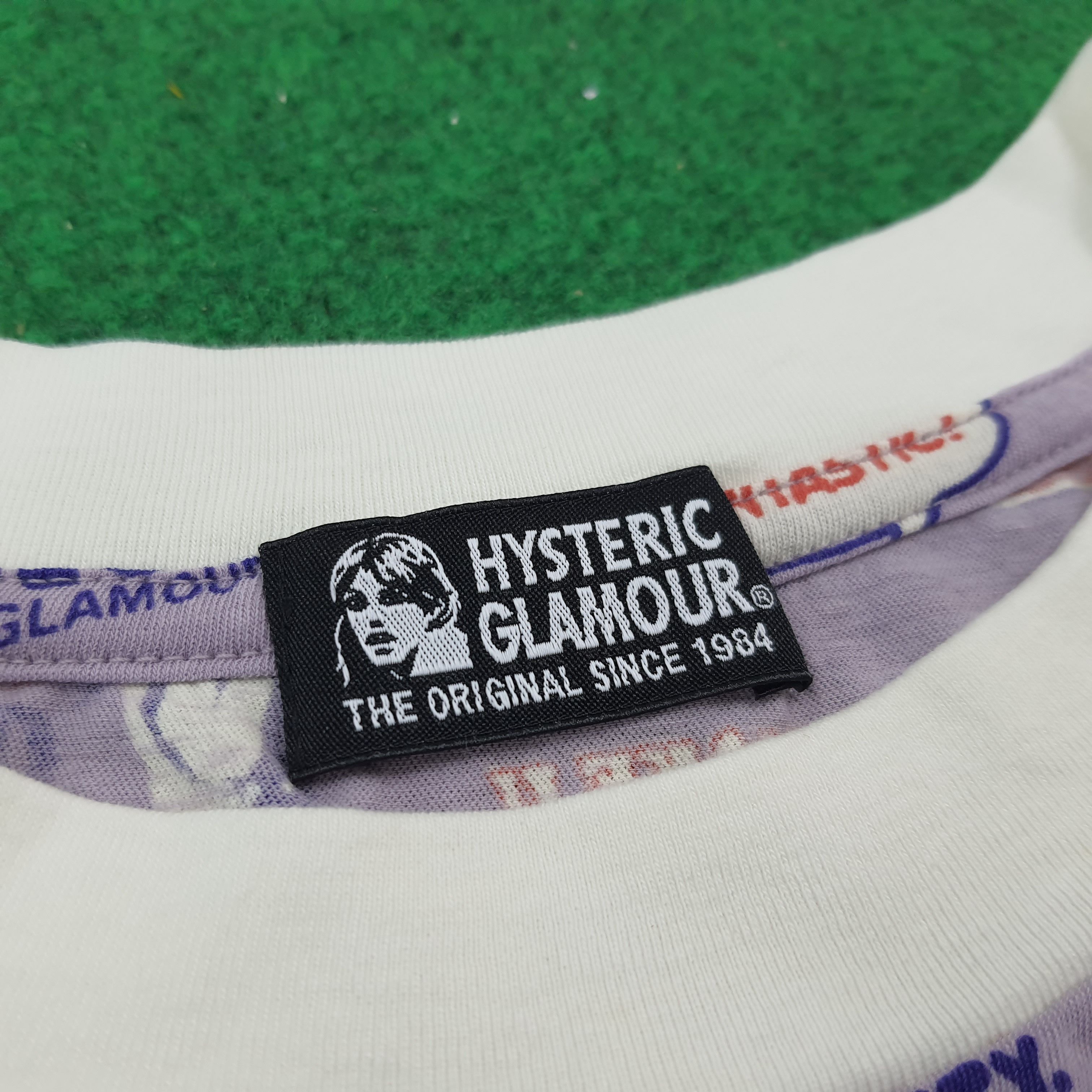 Hysteric Glamour × Japanese Brand × Vintage Vintage Hysteric Glamour Full Printed Japan Brand Tshirt Size XS / US 0-2 / IT 36-38 - 3 Thumbnail