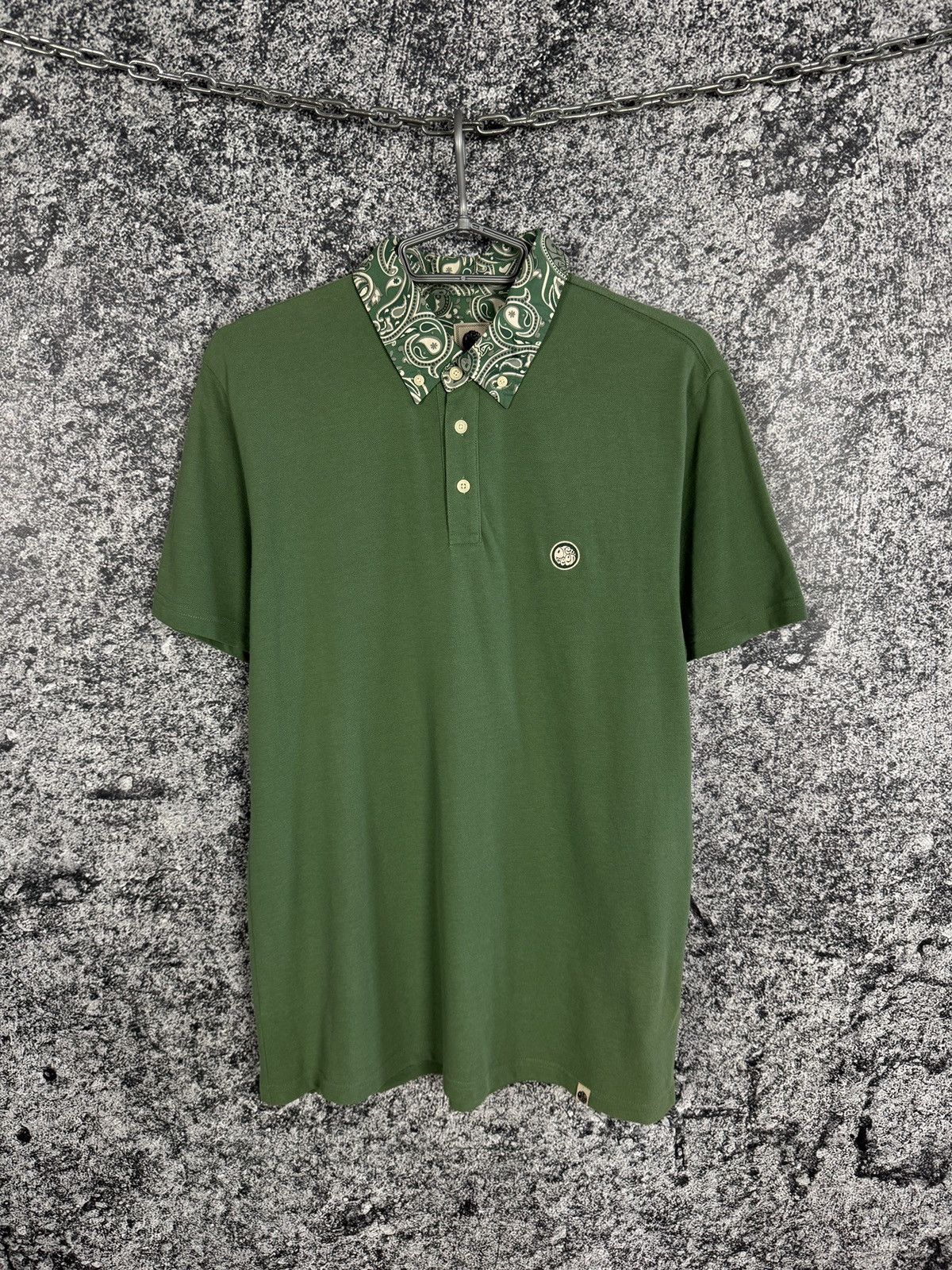 Pretty Green Men’s Pretty Green Short Sleeve Polo Shirt Streetwear Size M Size US M / EU 48-50 / 2 - 1 Thumbnail
