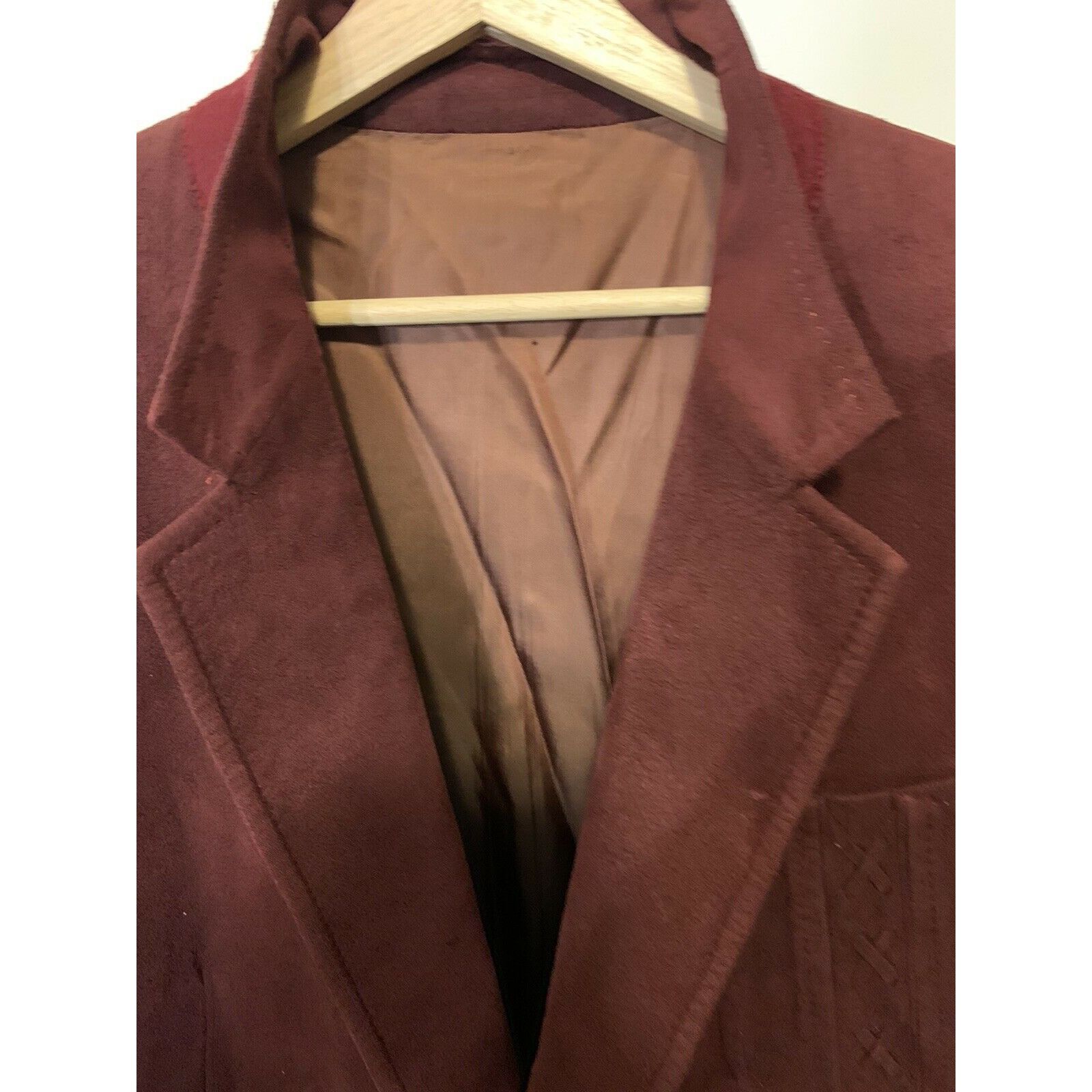 Vintage Rountree Williams Le Baron Skinner Ultra Suede Fabric Coat J Size US XXL / EU 58 / 5 - 10 Thumbnail