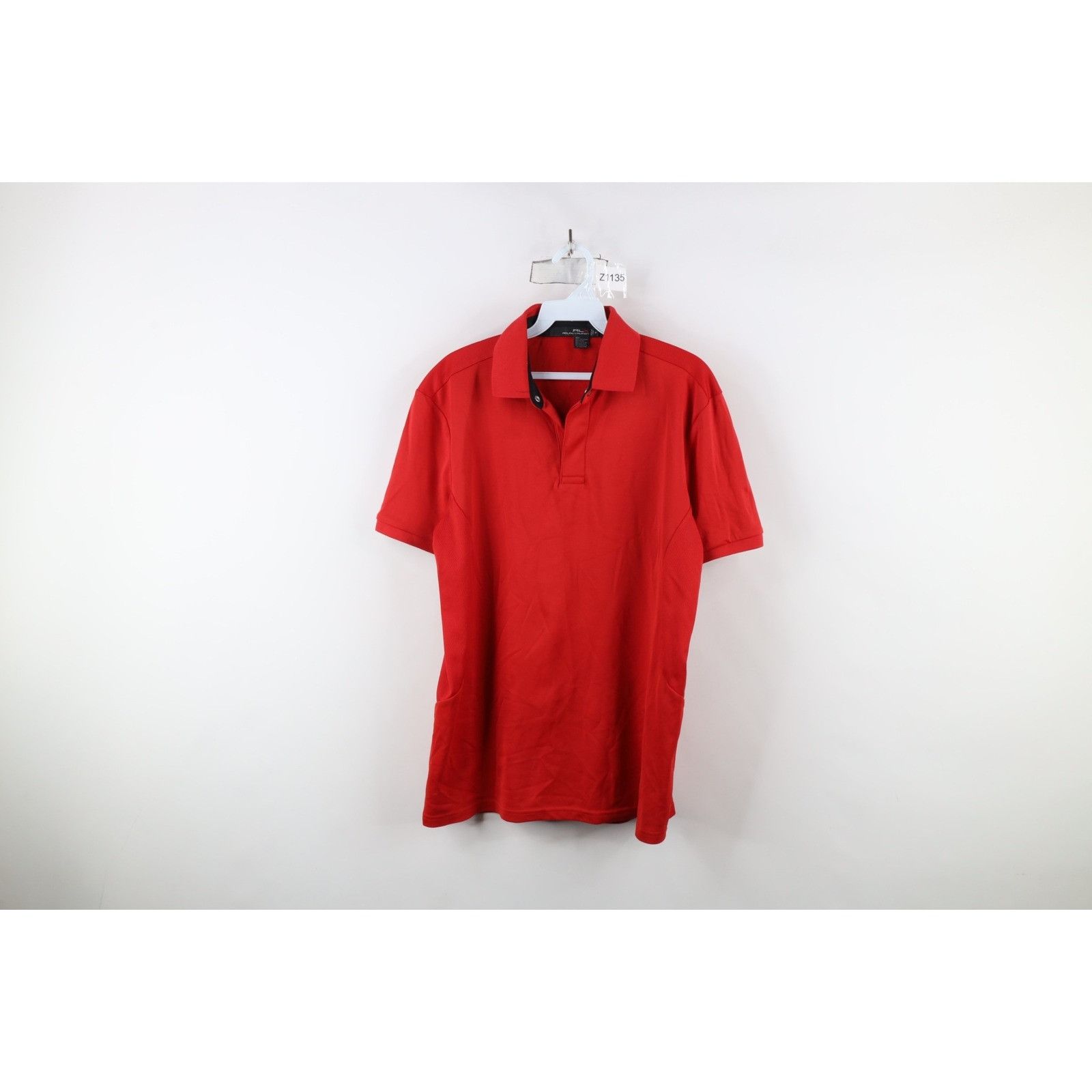 Polo Ralph Lauren Ralph Lauren RLX Distressed Spell Out Knit Tech Polo Size US M / EU 48-50 / 2 - 1 Thumbnail
