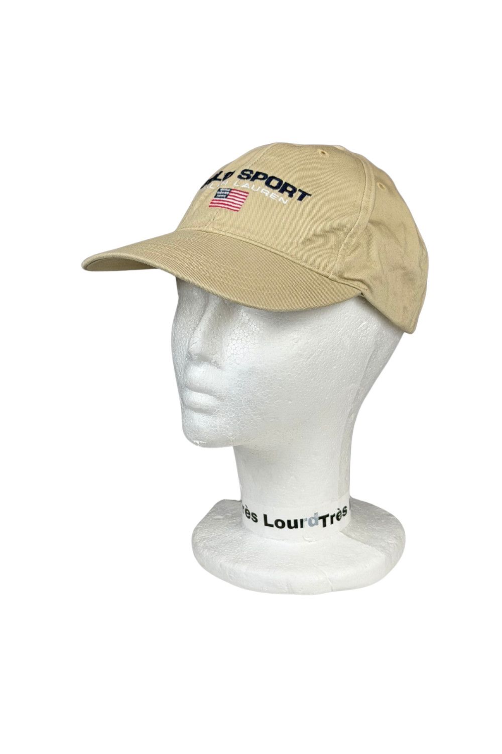 Polo Ralph Lauren Vintage Polo Sport Ralph Lauren USA Flag Cap Khaki Strapback Size ONE SIZE - 5 Thumbnail