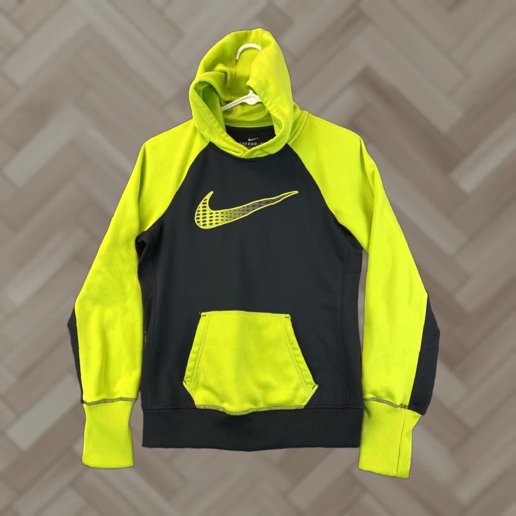 Nike Nike Therma-Fit Hoodie Men S Black Logo Front Pocket Pullover 65-10 Mens Size US S / EU 44-46 / 1 - 1 Thumbnail
