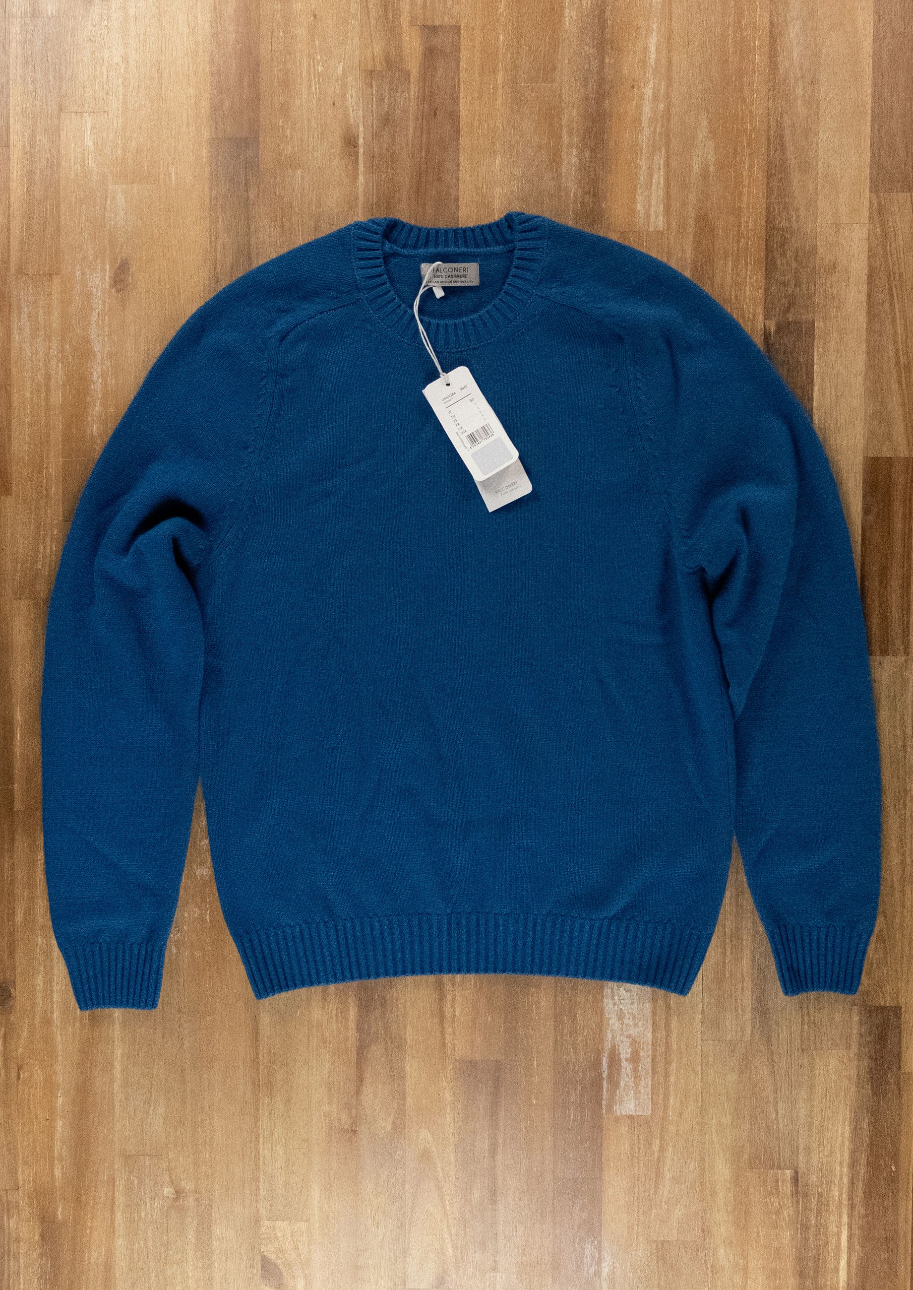 Other FALCONERI blue cashmere crewneck sweater Large Size US L / EU 52-54 / 3 - 1 Thumbnail