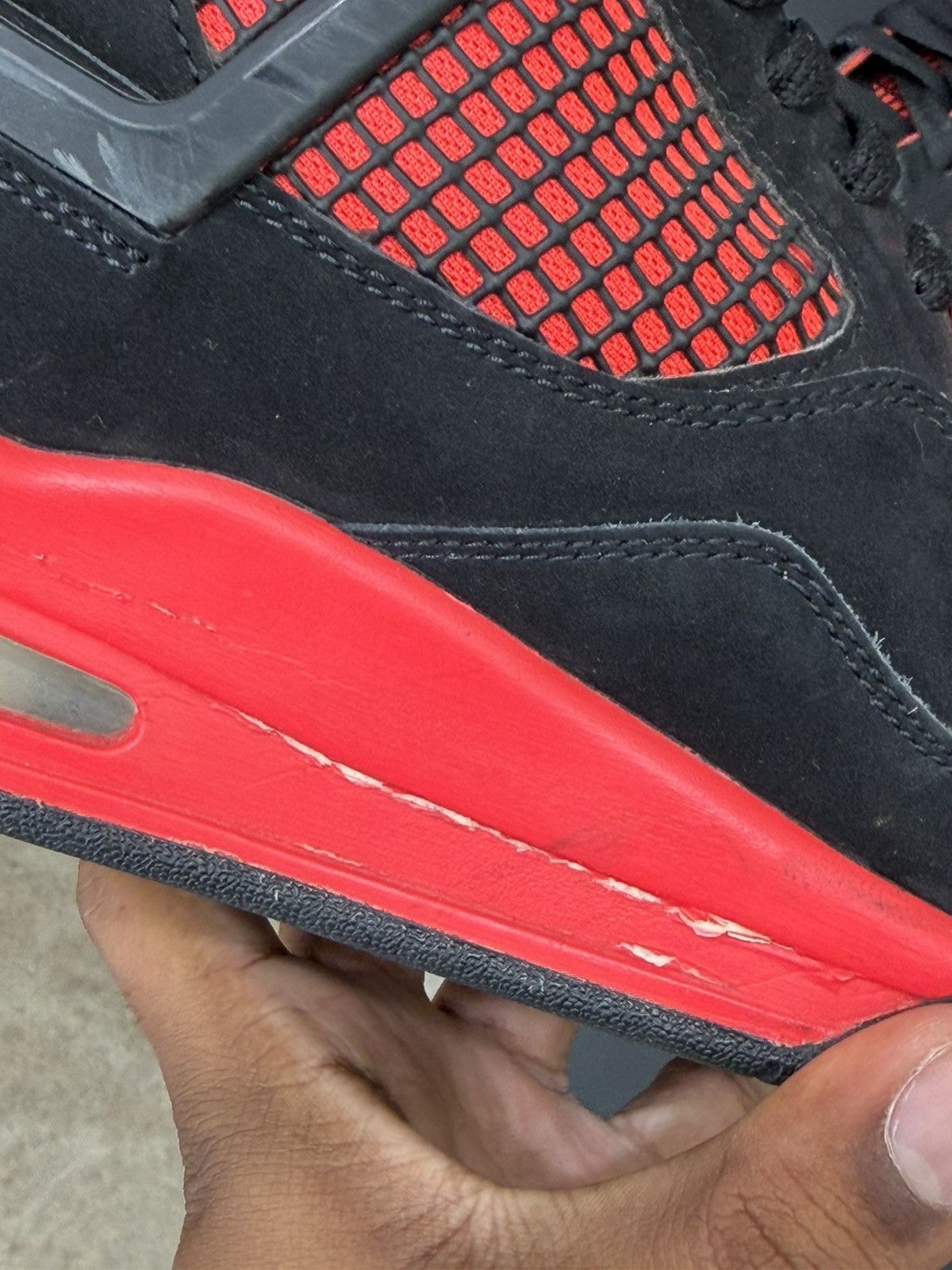 Jordan Brand Jordan 4 Red Thunder Size 10 (2022) Size US 10 / EU 43 - 13 Thumbnail