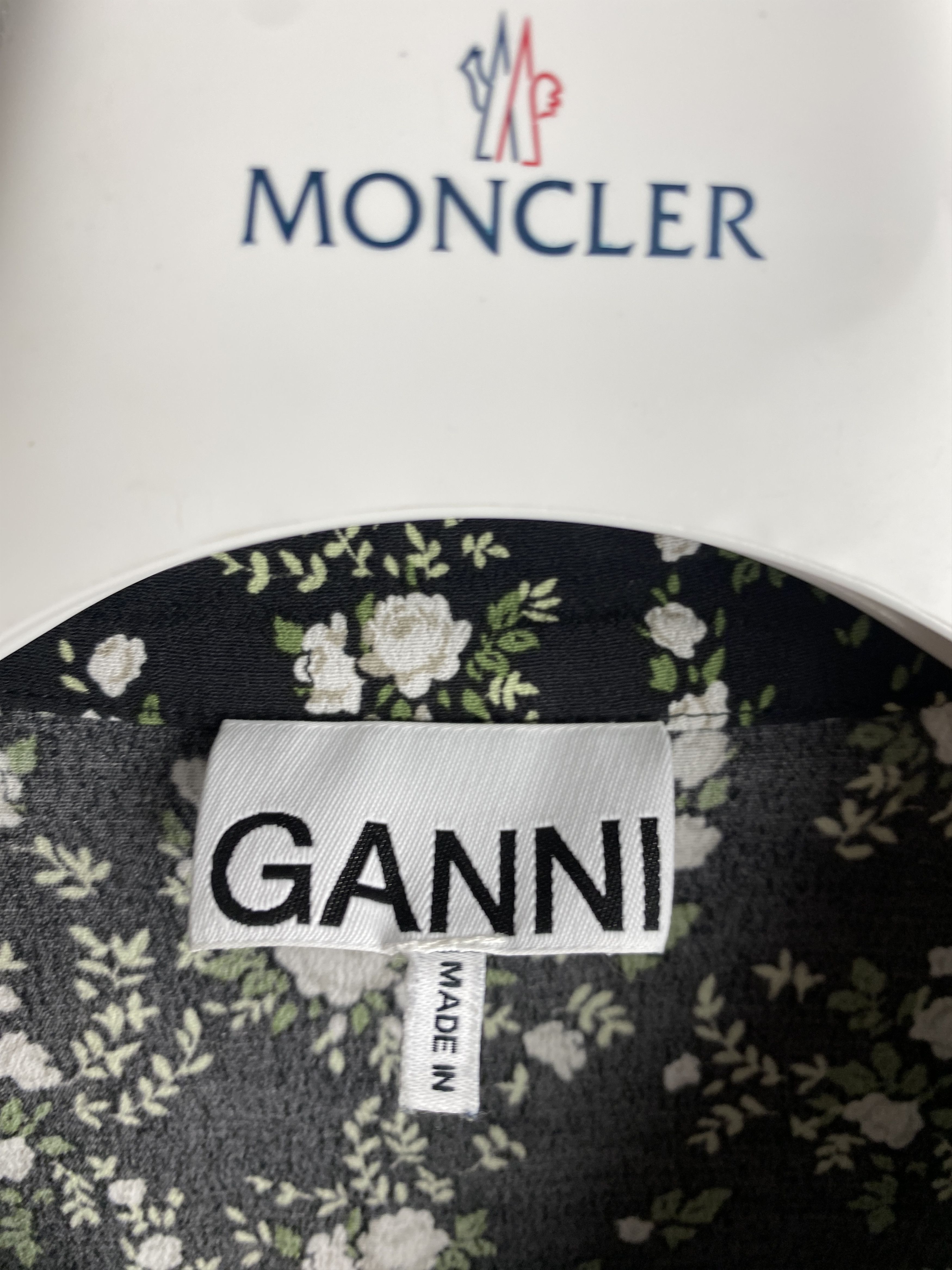 Ganni Ganni floral print shirt casual Size S / US 4 / IT 40 - 3 Thumbnail