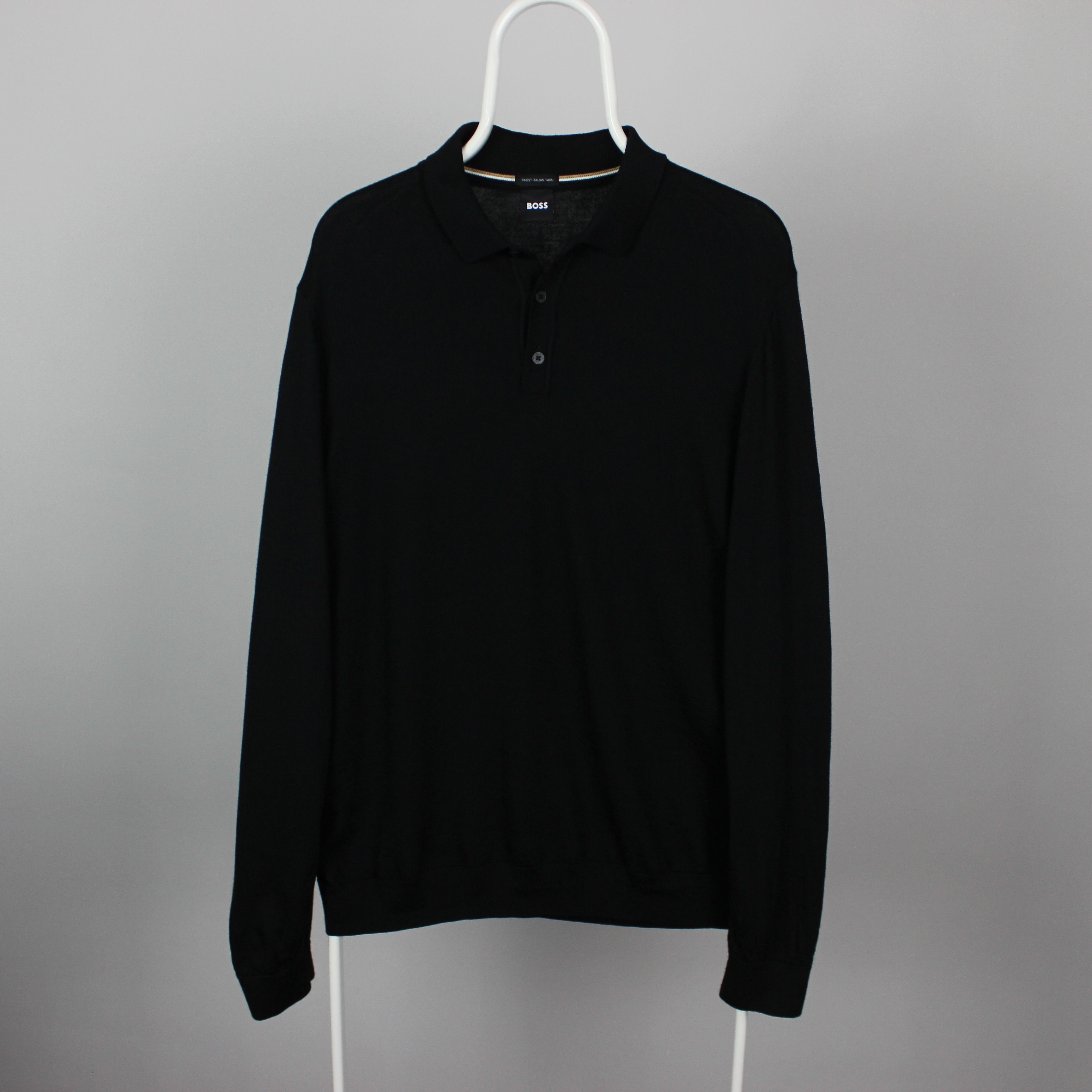 Hugo Boss Hugo boss long sleeve wool men XL black Size US XL / EU 56 / 4 - 3 Thumbnail