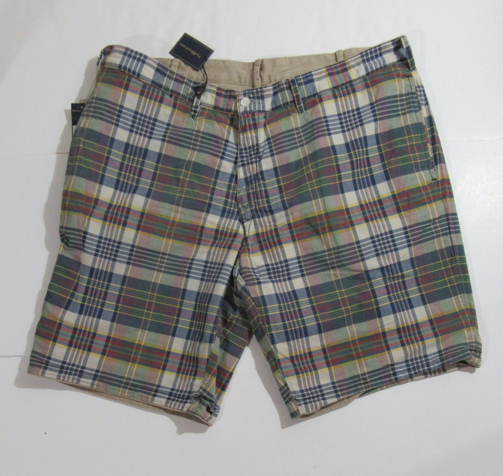 Polo Ralph Lauren Polo Ralph Lauren Mens Reversible Cotton Shorts Plaid Size US 38 / EU 54 - 1 Thumbnail