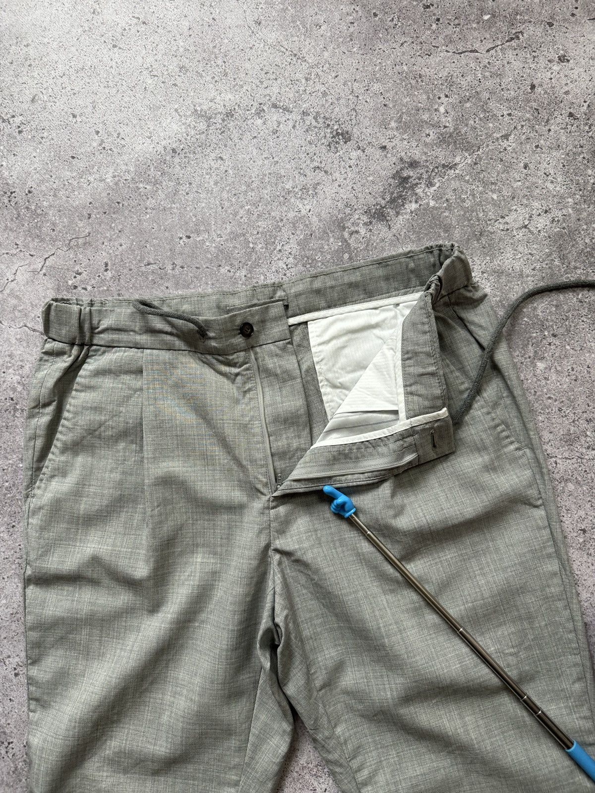 Suitsupply Suitsupply Ames Pleat Wool Pants Size US 34 / EU 50 - 6 Thumbnail