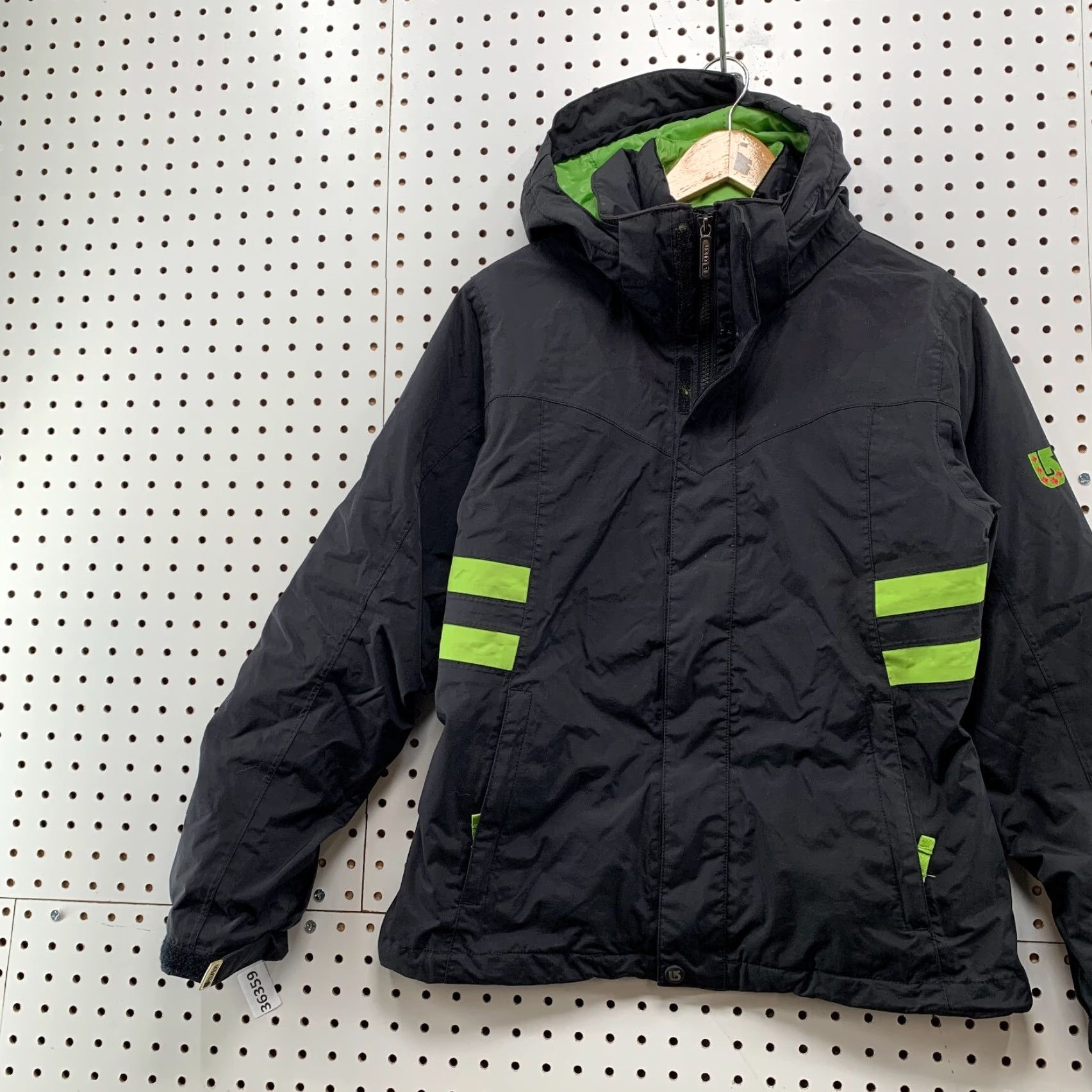 Burton Burton Ski Jacket Womens Small Black Green 3 In 1 Removable Liner Snow 20x25 Size S / US 4 / IT 40 - 2 Thumbnail