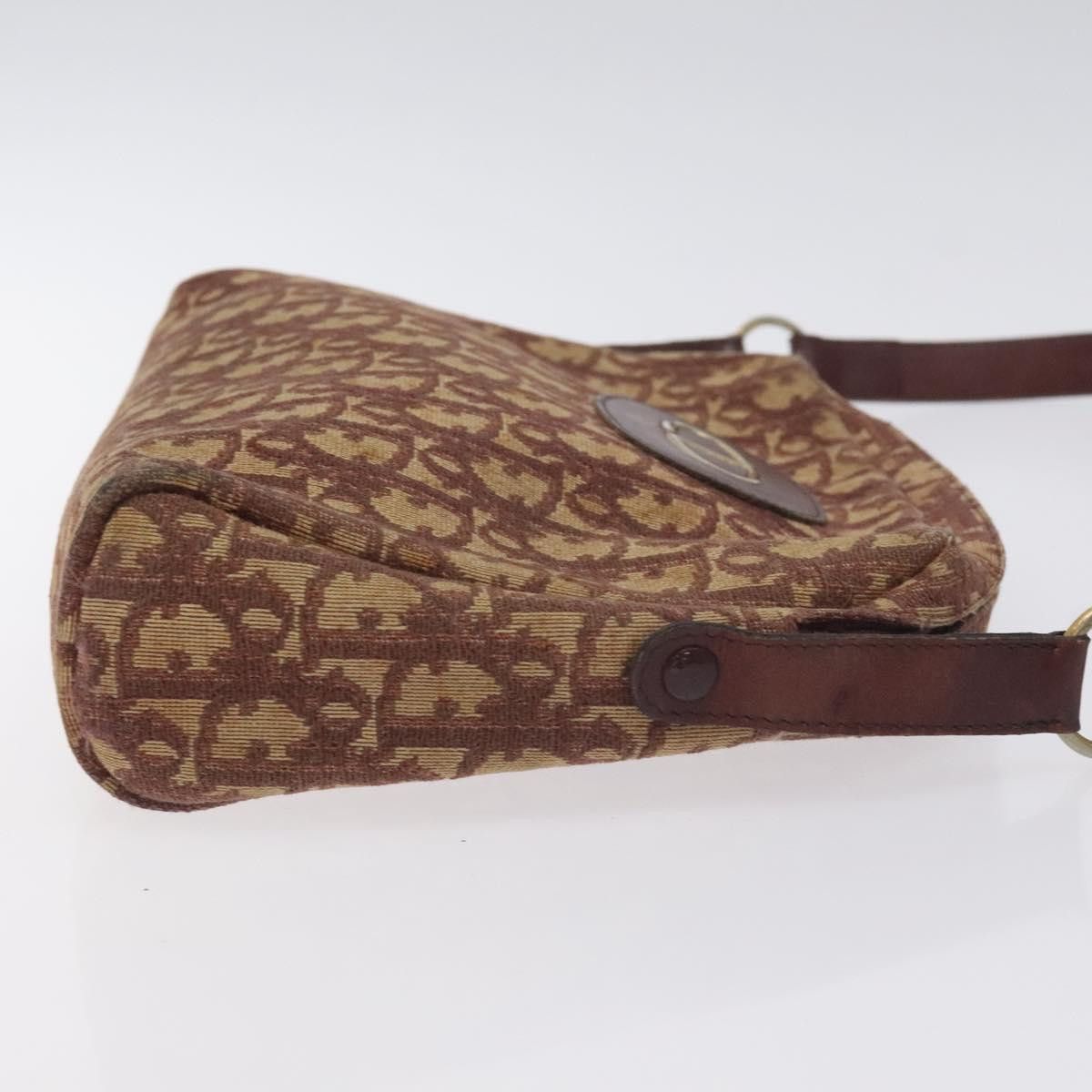 Dior DIOR Trotter Canvas Shoulder Bag Red Size ONE SIZE - 4 Thumbnail