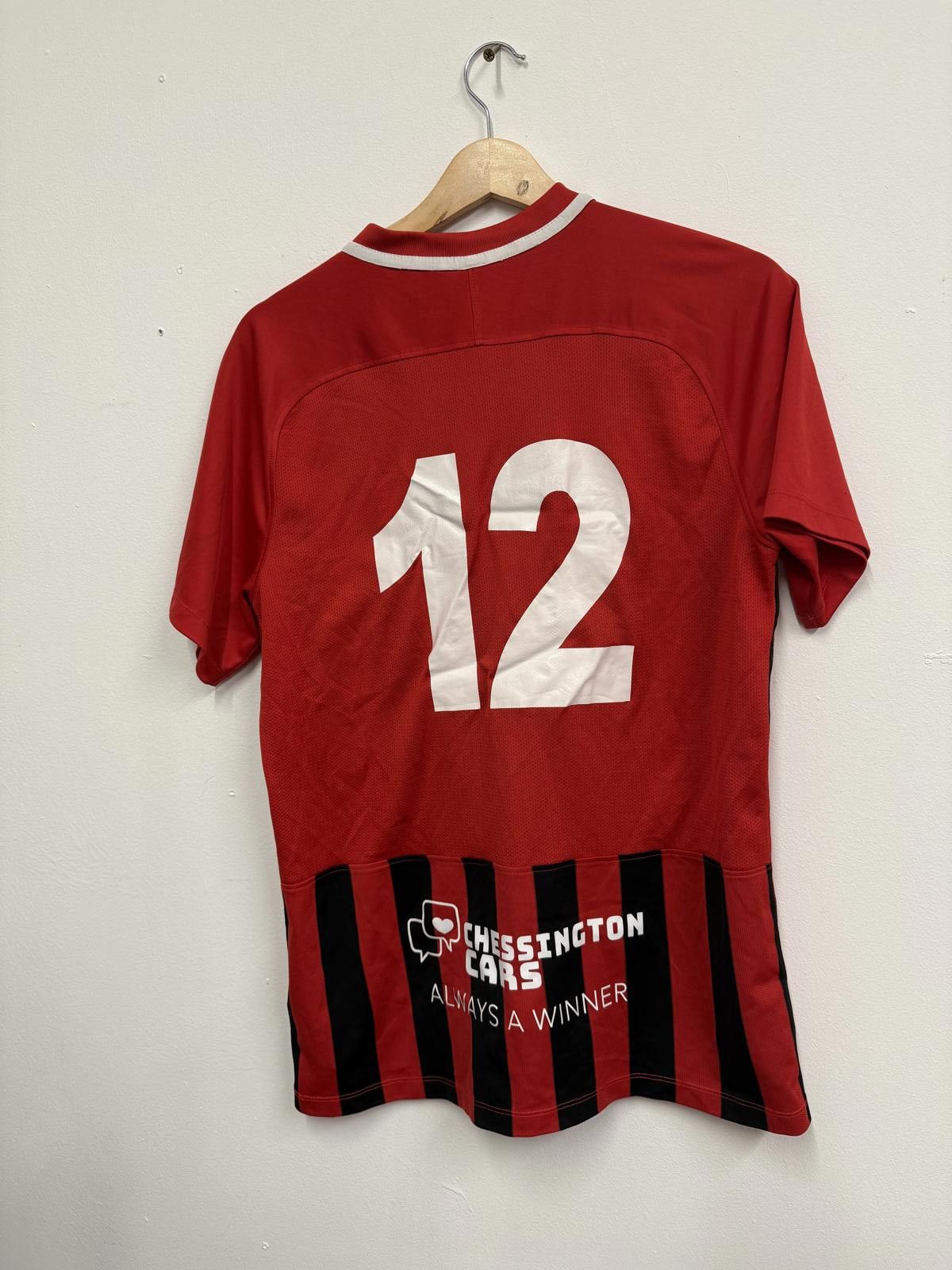 Nike Nike Dri-FIT Red and Black Striped Soccer Jersey Medium Size US M / EU 48-50 / 2 - 4 Thumbnail
