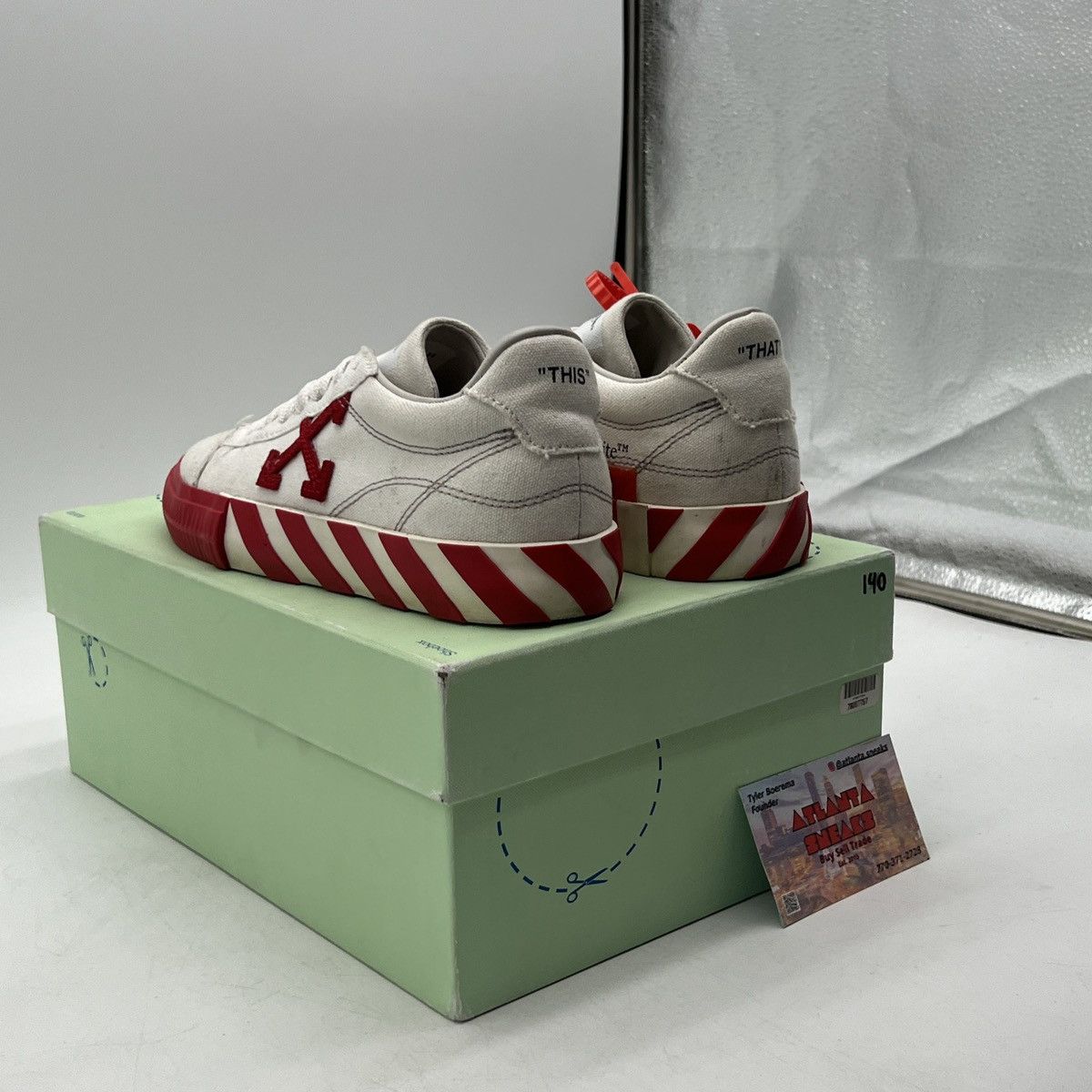 Off-White Off white Wmns vulc sneaker white red Size US 6 / IT 36 - 4 Thumbnail