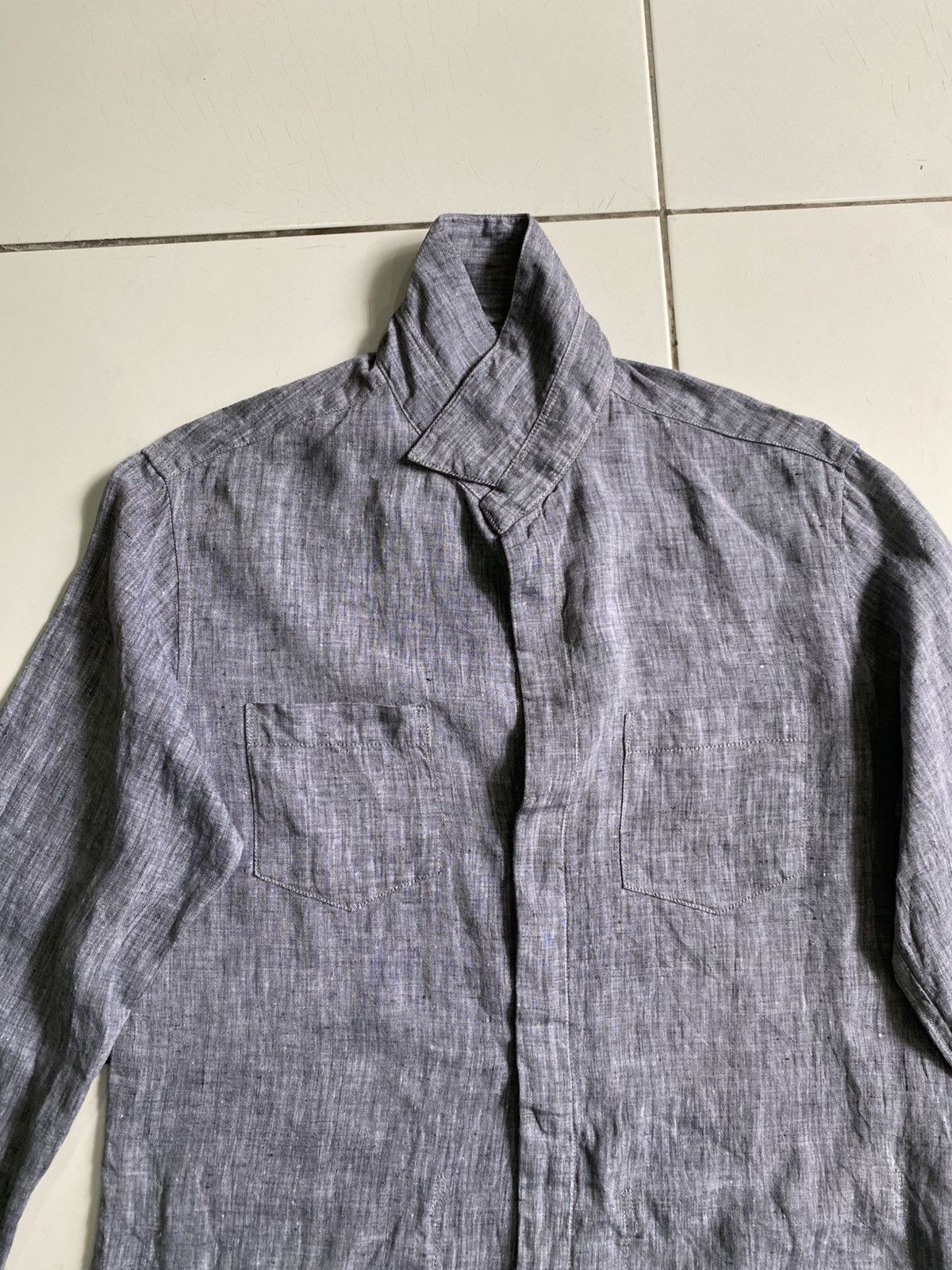Pazzo Vintage Costom culture Chambray Work Shirt Size US L / EU 52-54 / 3 - 4 Thumbnail