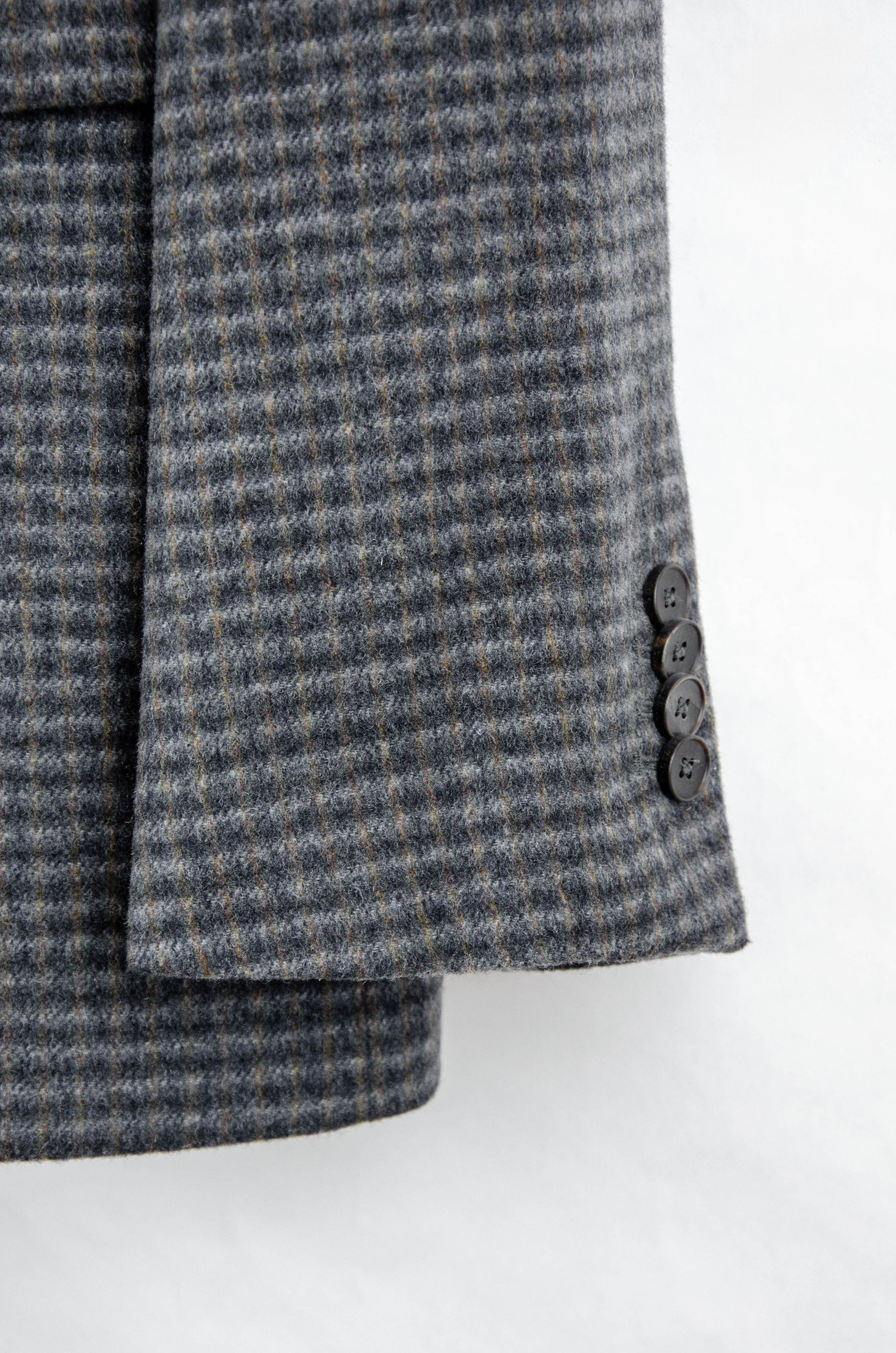 Z Zegna Zegna Wool Tweed Check Blazer – Size 50R Size 40R - 8 Thumbnail