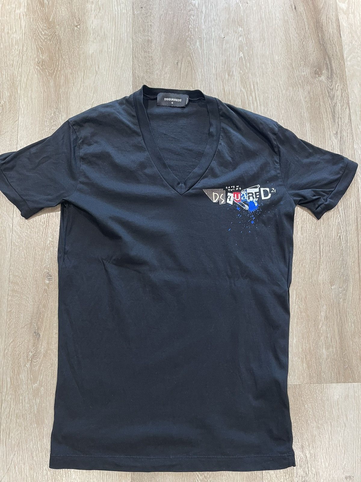 image of Dsquared2 Tee in Black, Men's (Size Small)