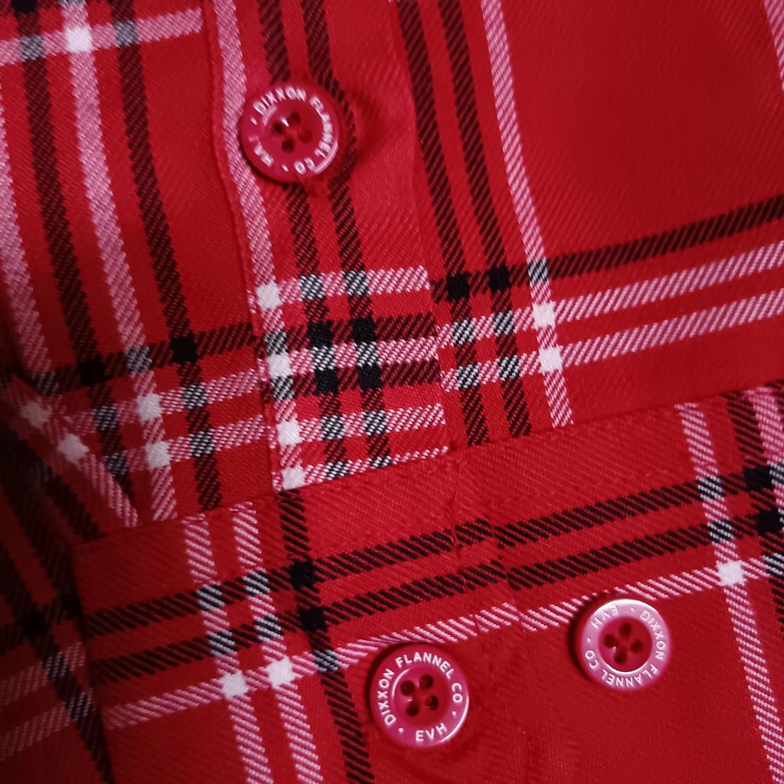 Share Dixxon Flannel Eddie Van Halen EVH Rock Band Shirt