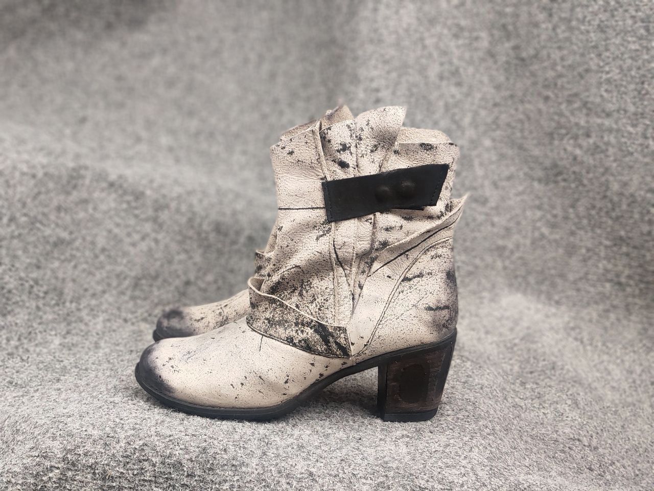 If Six Was Nine Vintage Papucei leather Ankle boots aged Ann MA+ guidi style Size US 10 / IT 40 - 7 Thumbnail