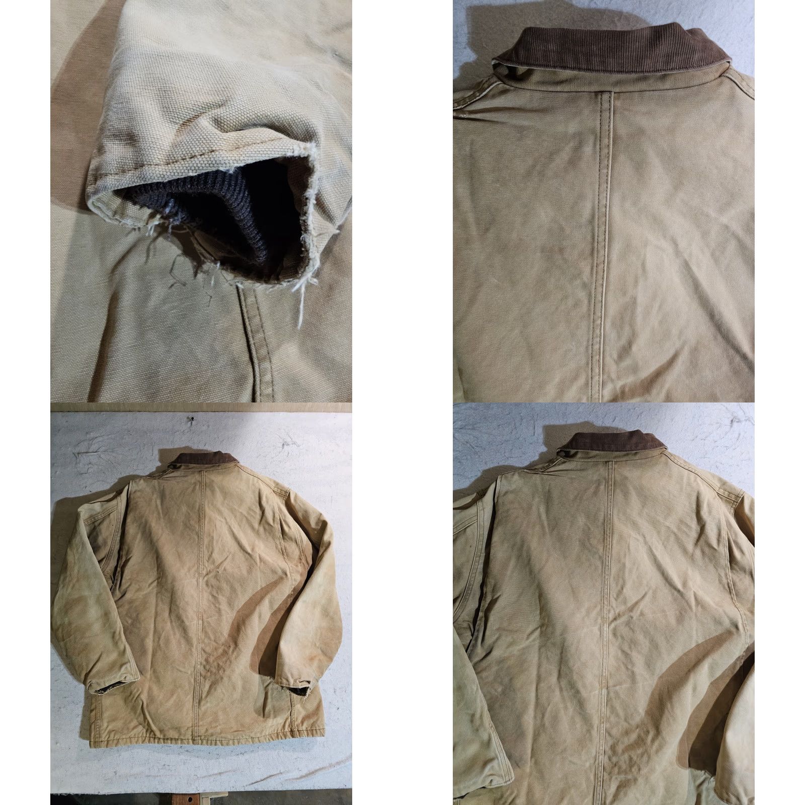 Carhartt VINTAGE Carhartt Muleskins Jacket Brown Blanket Lined Detroit Jacket Mens 2XL Bomber Jacket Wool Lining Canvas Cotton 90s Outdoor Workwear Mens Size US XXL / EU 58 / 5 - 9 Thumbnail