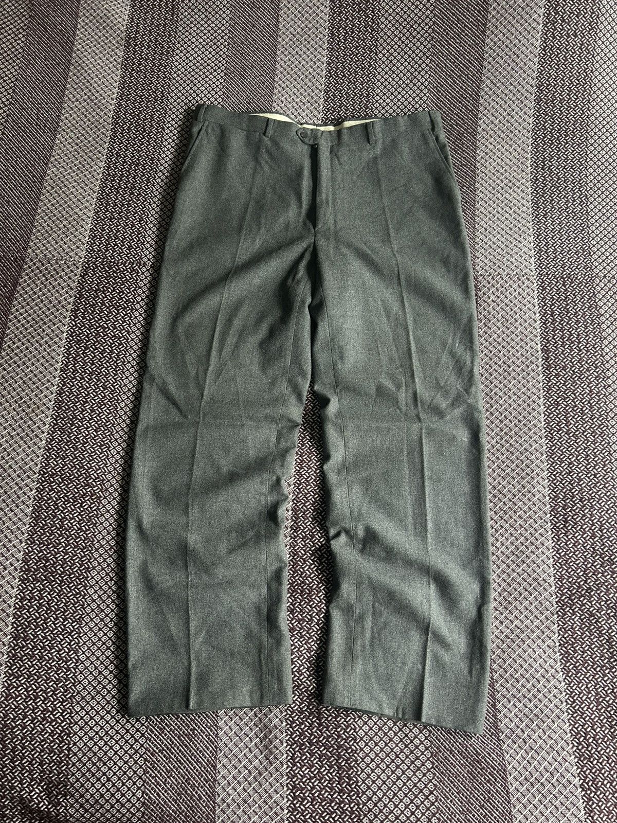 Burberry Vintage Burberrys Grey Classic Pants Japanese Style Solid Size US 36 / EU 52 - 9 Thumbnail