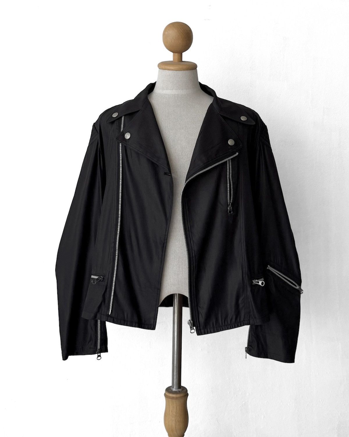 Jean Paul Gaultier JEAN PAUL GAULTIER BIKER ZIP-UP JACKET Size US L / EU 52-54 / 3 - 9 Thumbnail