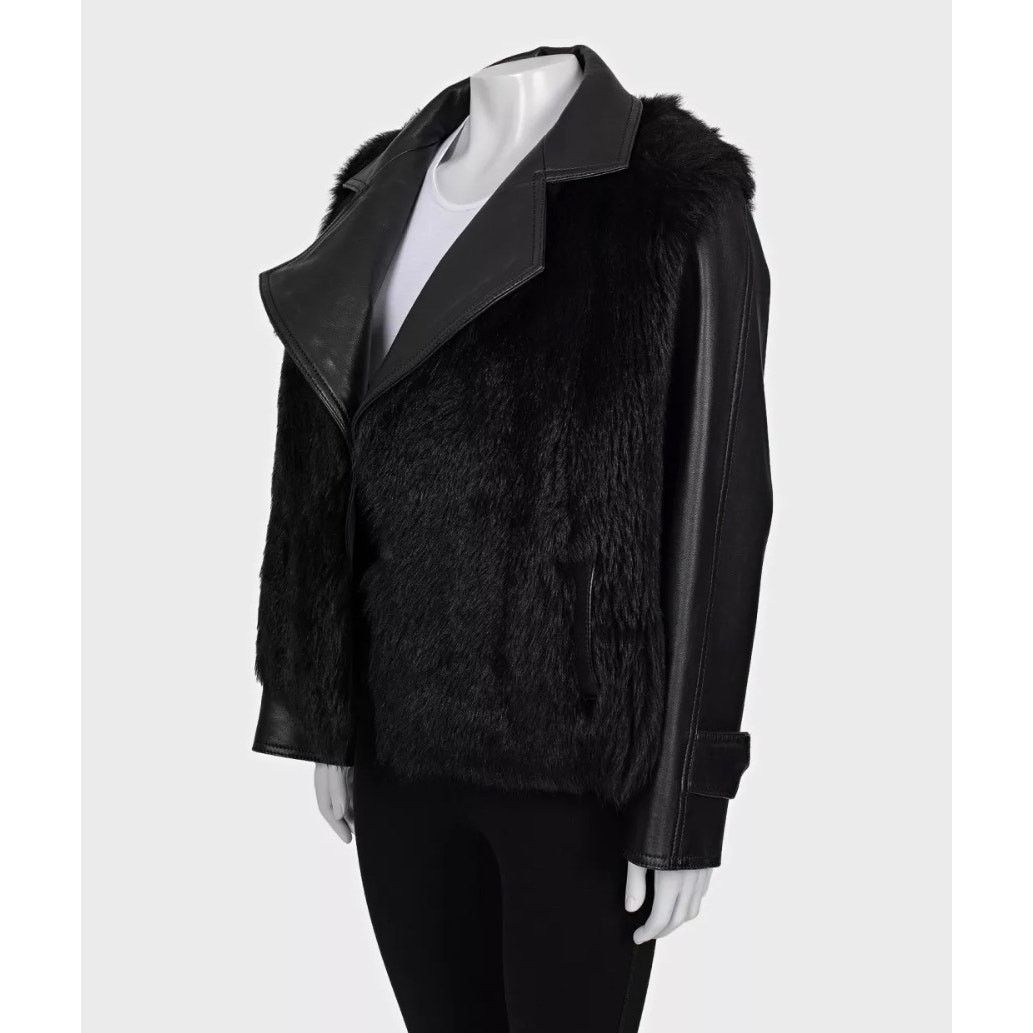 Balmain Balmain Black Lambskin Leather Fur Jacket Sz.36 S Size XS / US 0-2 / IT 36-38 - 2 Thumbnail