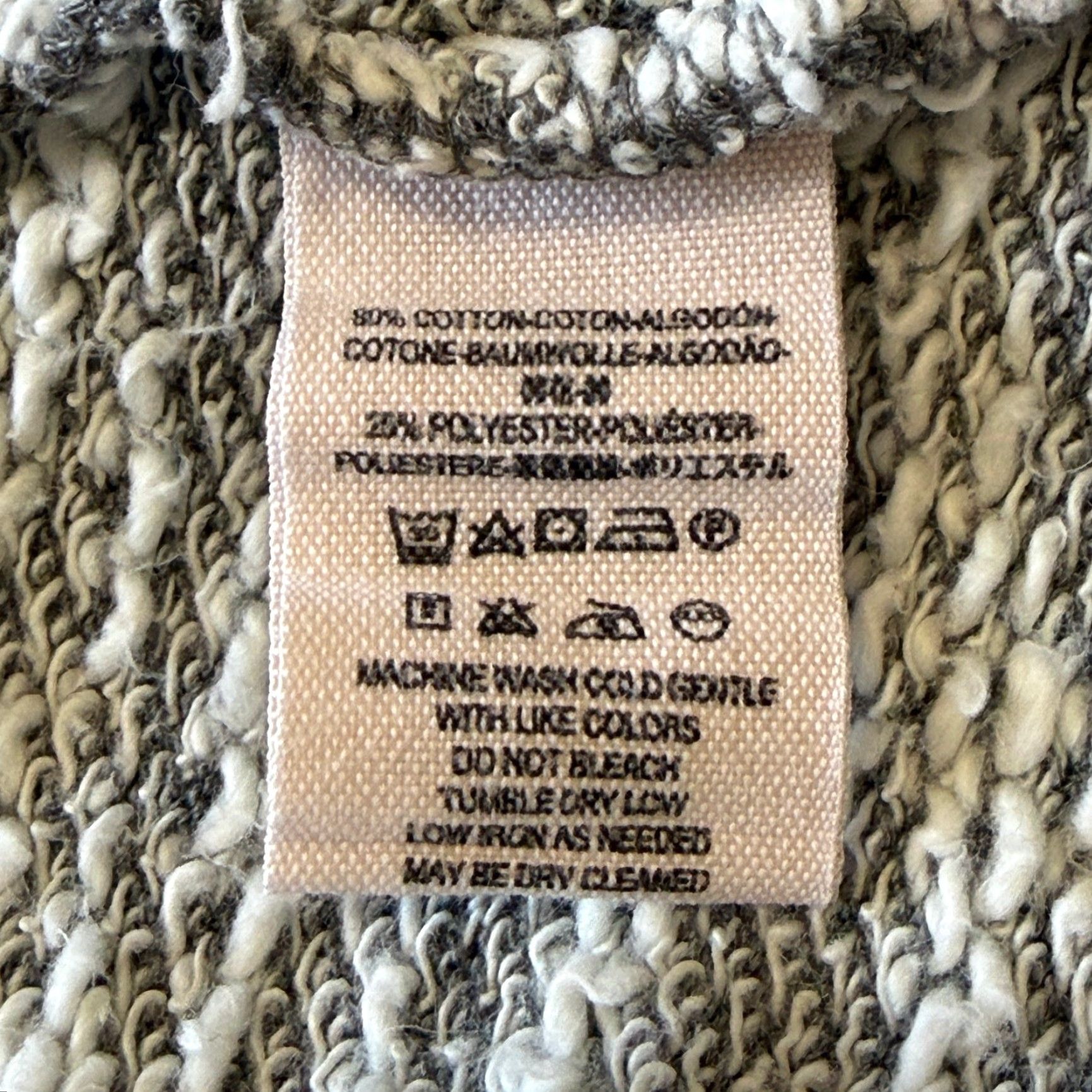 Free People Free People Cardigan Womens XS Gray Open Front Oversized Waterfall Knit Coat? Size XS / US 0-2 / IT 36-38 - 4 Thumbnail