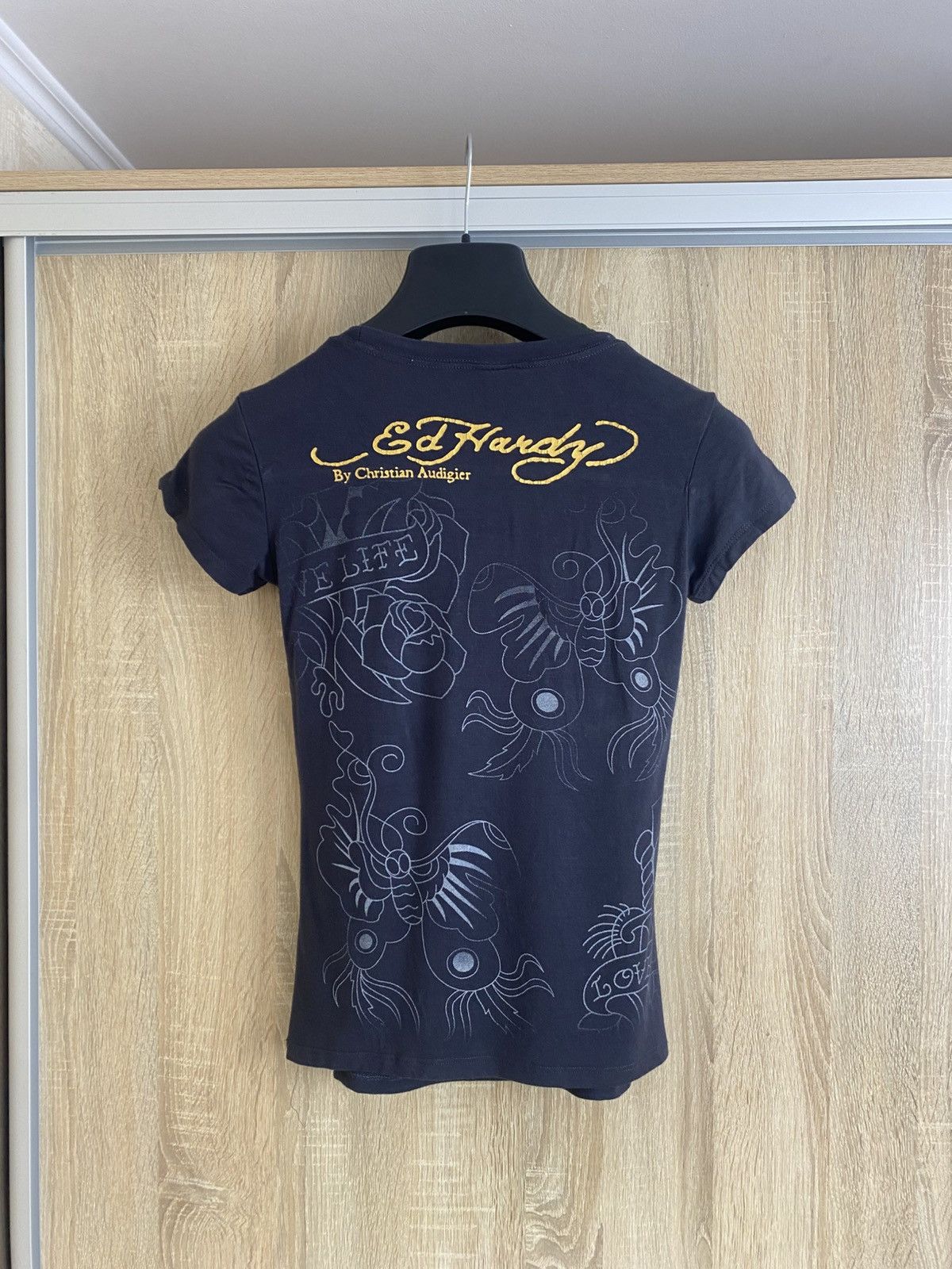 Christian Audigier × Ed Hardy × Vintage 🔥 Vintage Y2K Ed hardy Christian Audigier T Shirt Tank Top Size M / US 6-8 / IT 42-44 - 5 Thumbnail