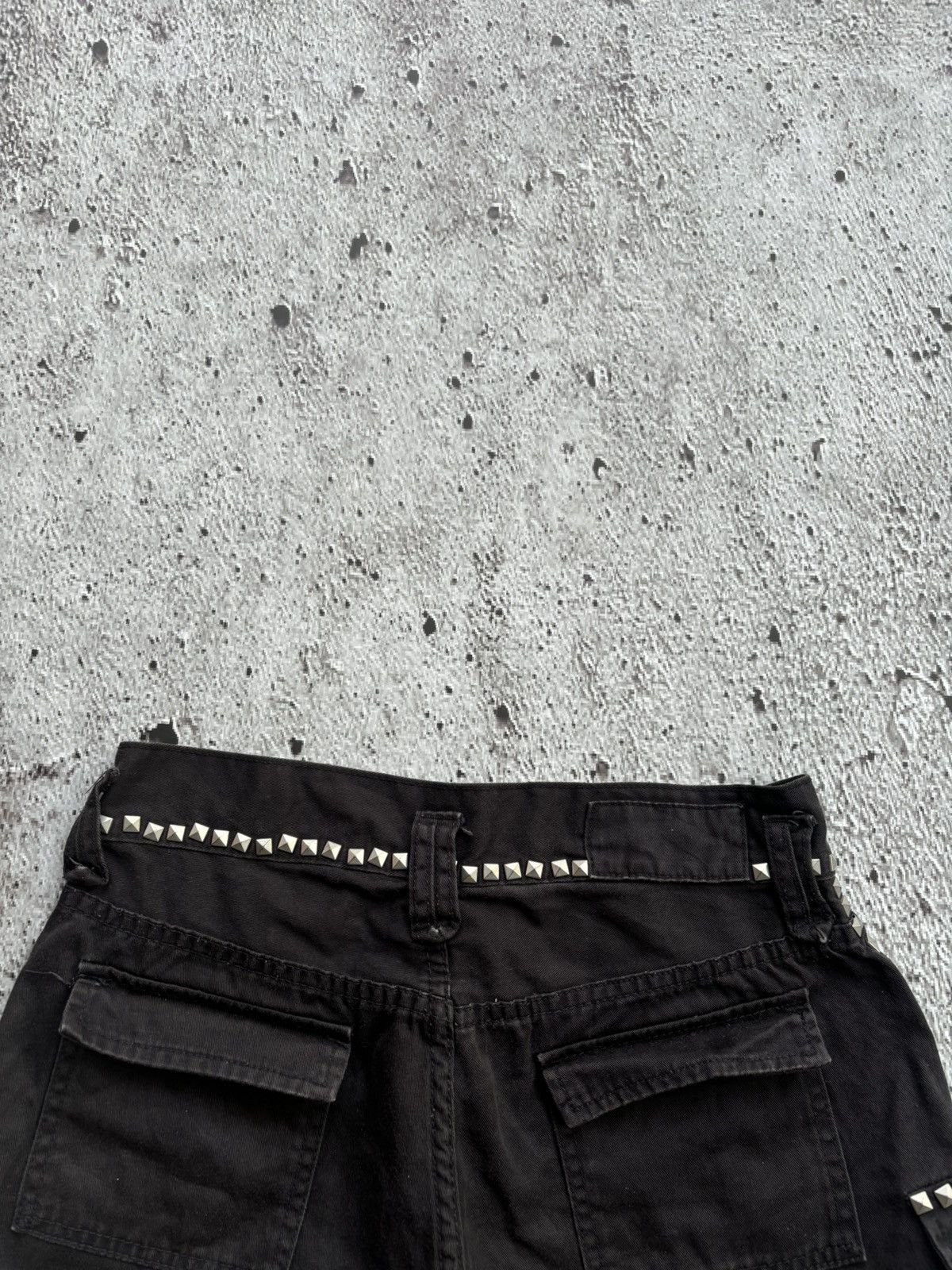 Hysteric Glamour Y2k Murua Studded Black Ifsix Punk Style Short Size 29" - 3 Thumbnail